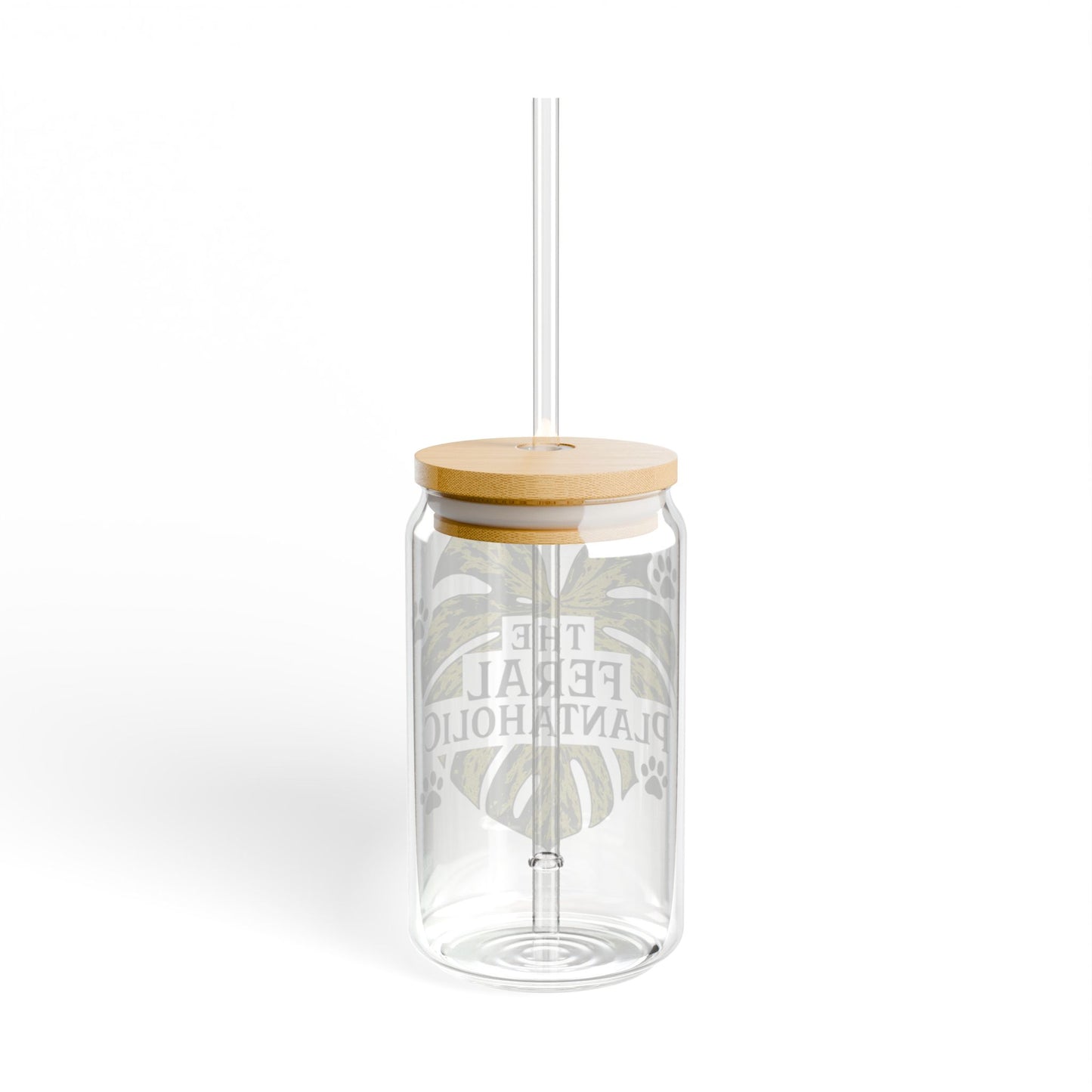 Feral Plantaholic Sipper Glass, 16oz Tropical Drinkware, Eco-Friendly Water Bottle, Cute Gift for Plant Lovers, Indoor Gardening [...]