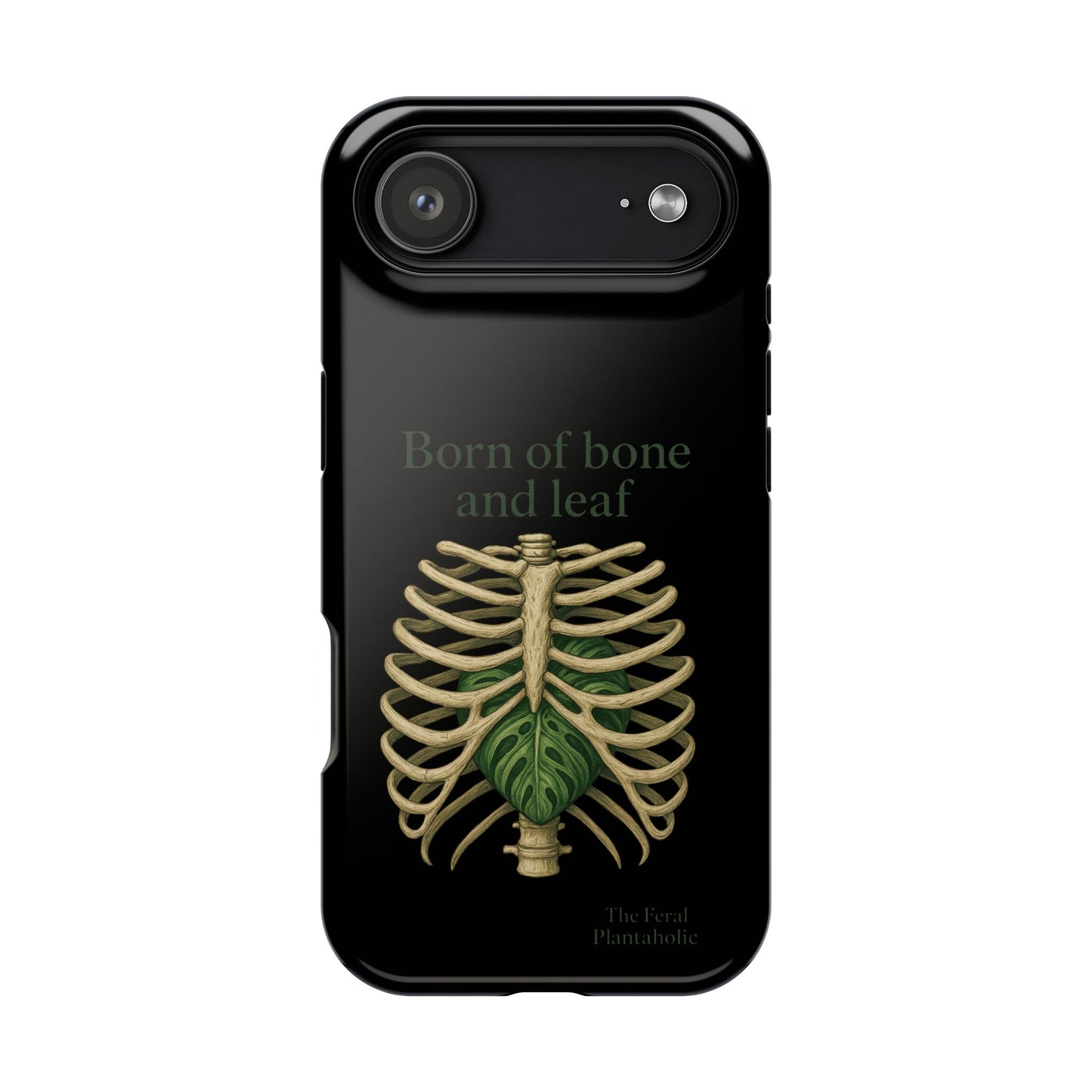 Born of Bone and Leaf Phone Case — Impact-Resistant iPhone Cover