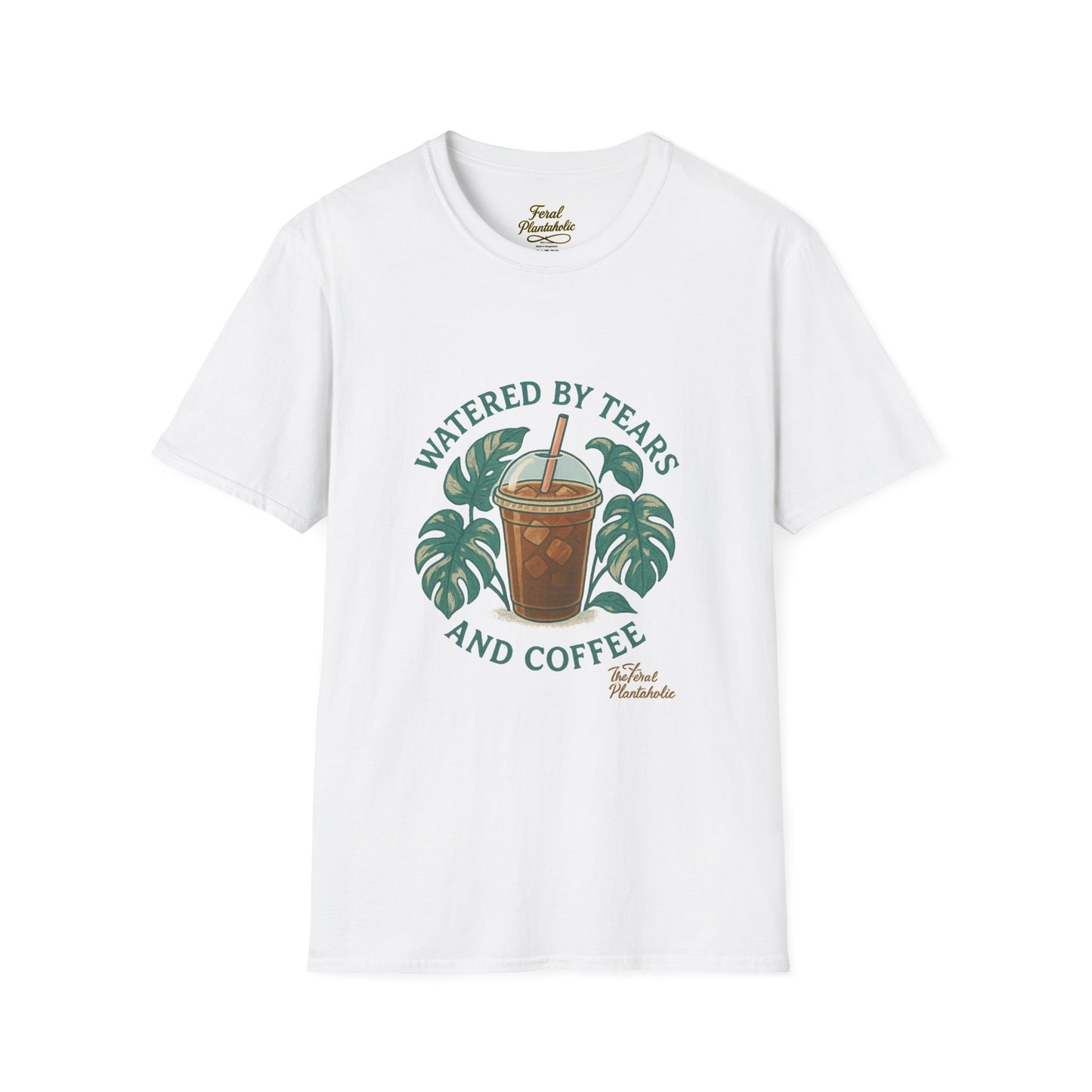 Watered by Tears and Coffee Unisex T-Shirt, Humorous Coffee Lover Shirt, Gift for Coffee Enthusiasts, Casual Wear, Perfect for [...]