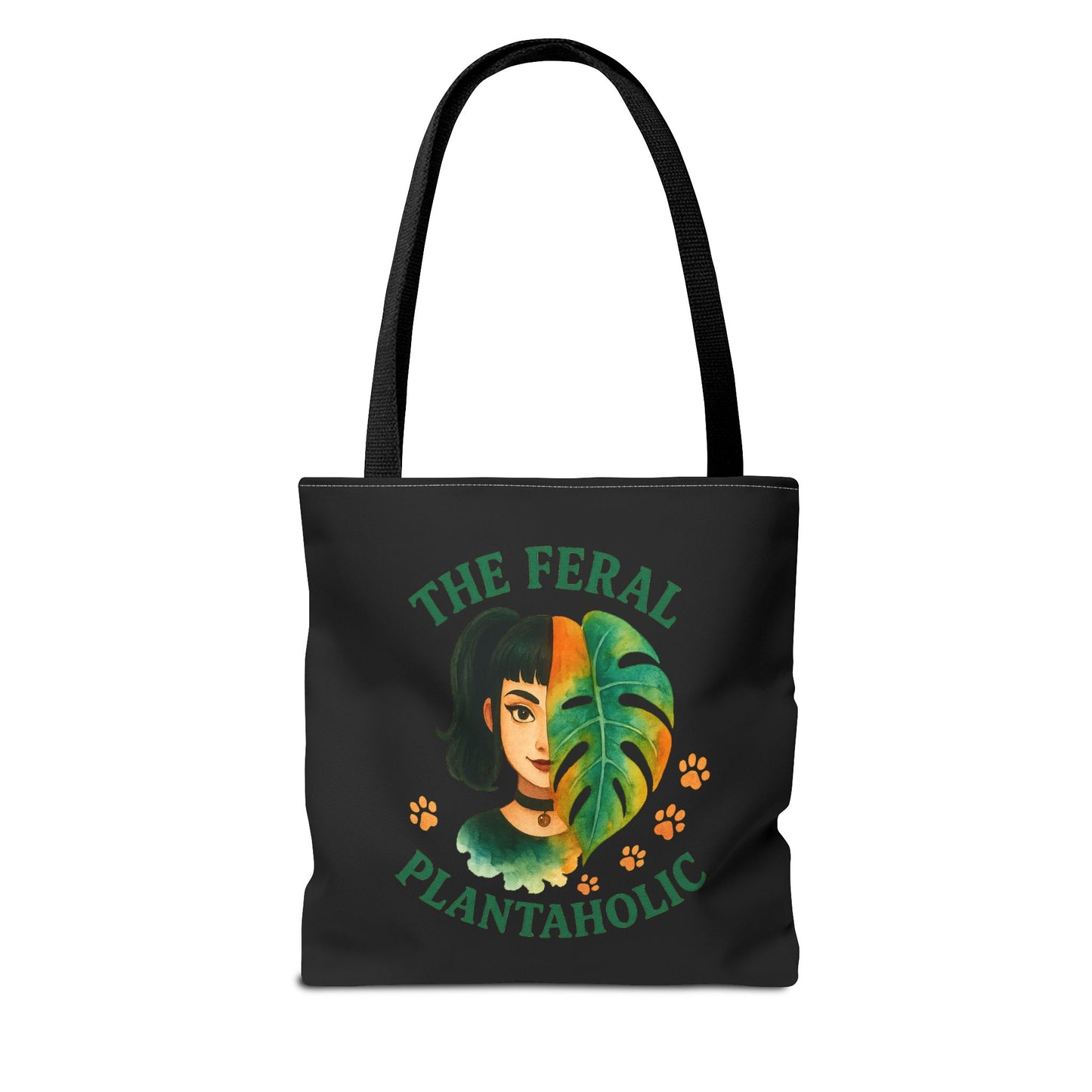 Feral Plantaholic Tote Bag - Eco-Friendly Shopper, Garden Lover Gift, Plant Enthusiast Bag, Botanical Art Tote, Green Thumb Accessory