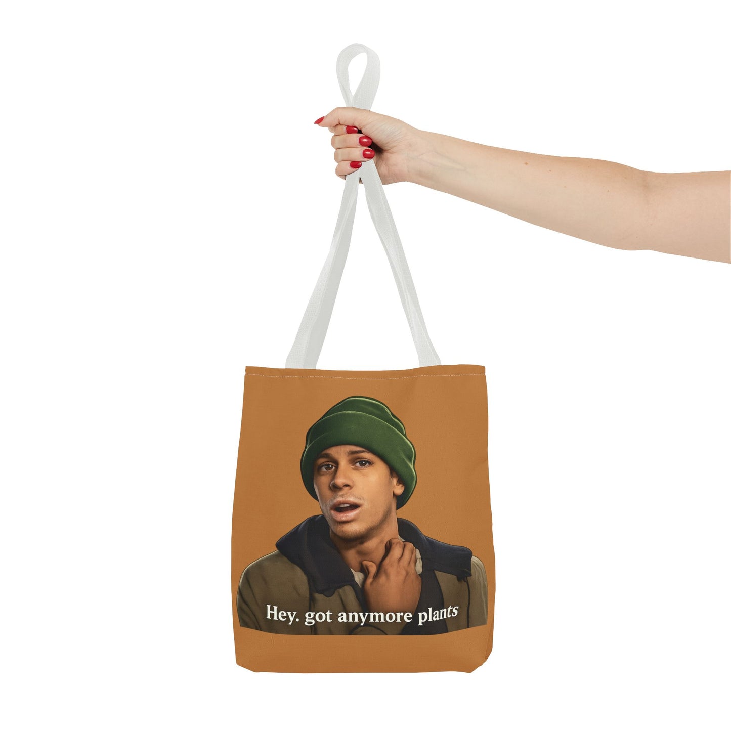 Funny Plant Lover Tote Bag — "Hey, got anymore plants" Graphic Tote