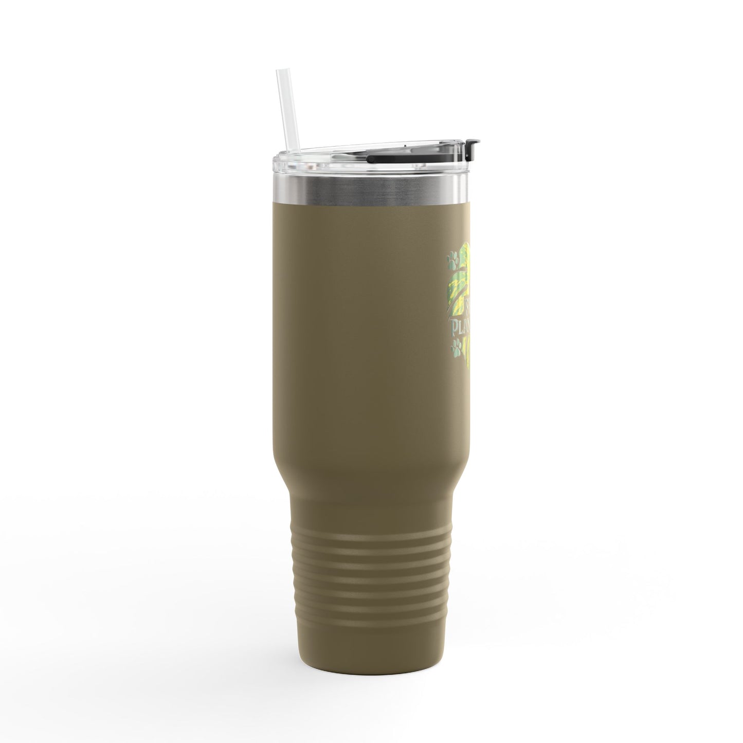 Feral Plantaholic Insulated Travel Mug, 40oz | Perfect for Plant Lovers, Eco-Friendly Drinkware, Gift for Gardeners, Nature [...]