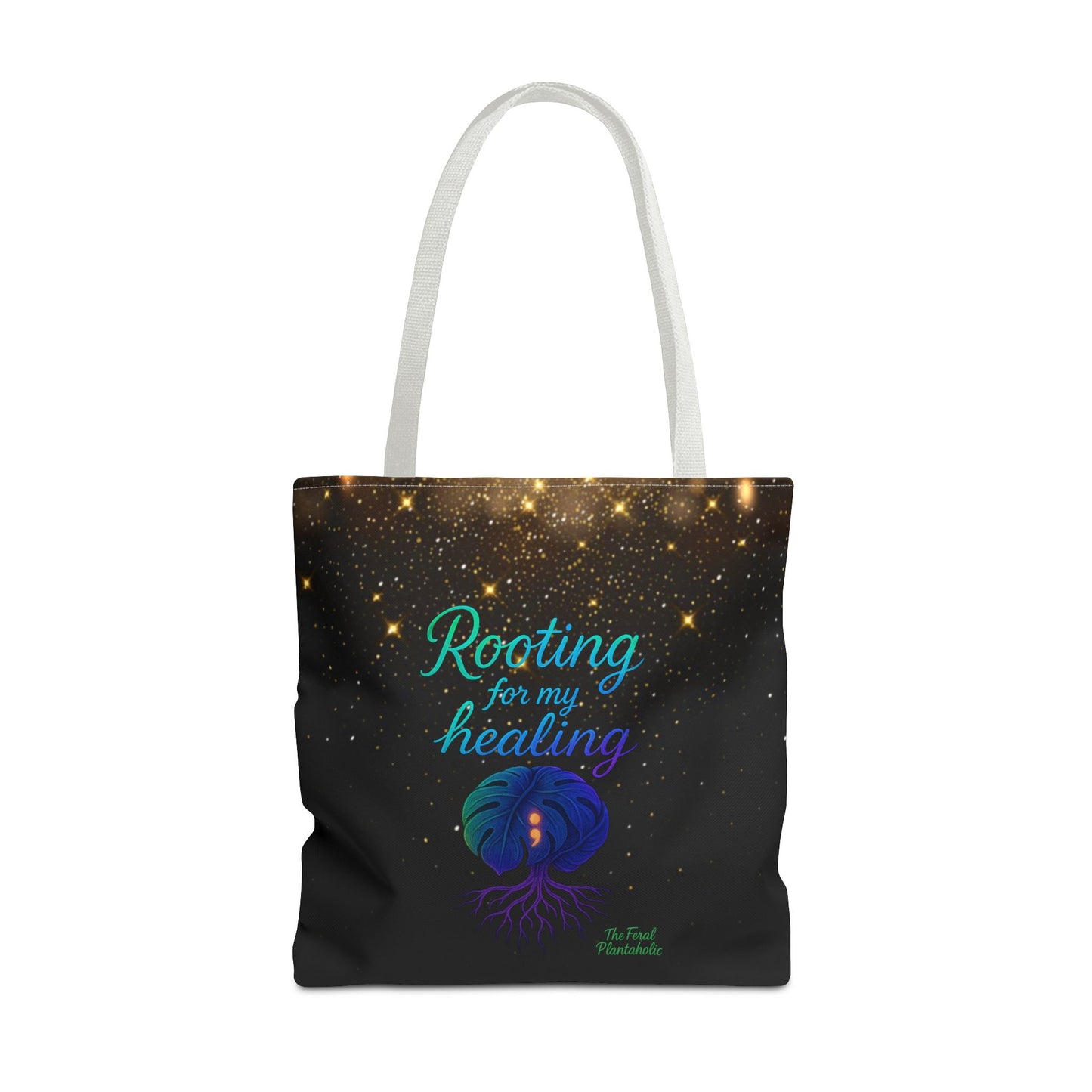 Healing Affirmation Tote Bag, Empowering Tote, Gift for Wellness, Inspirational Bag, Motivational Tote, Self-Care Accessory