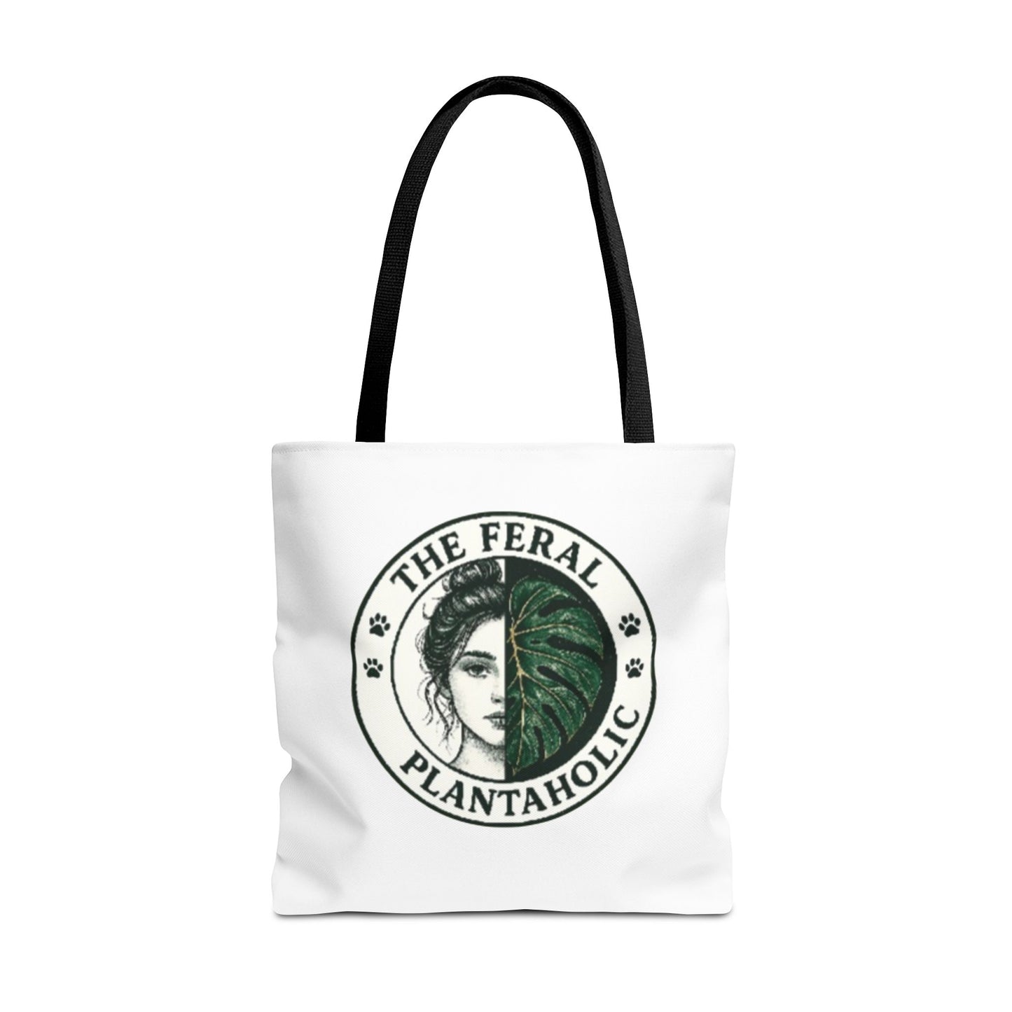 Feral Plantaholic Tote Bag | Eco-Friendly Grocery Bag, Gift for Plant Lovers, Boho Style, Greenery Accessories