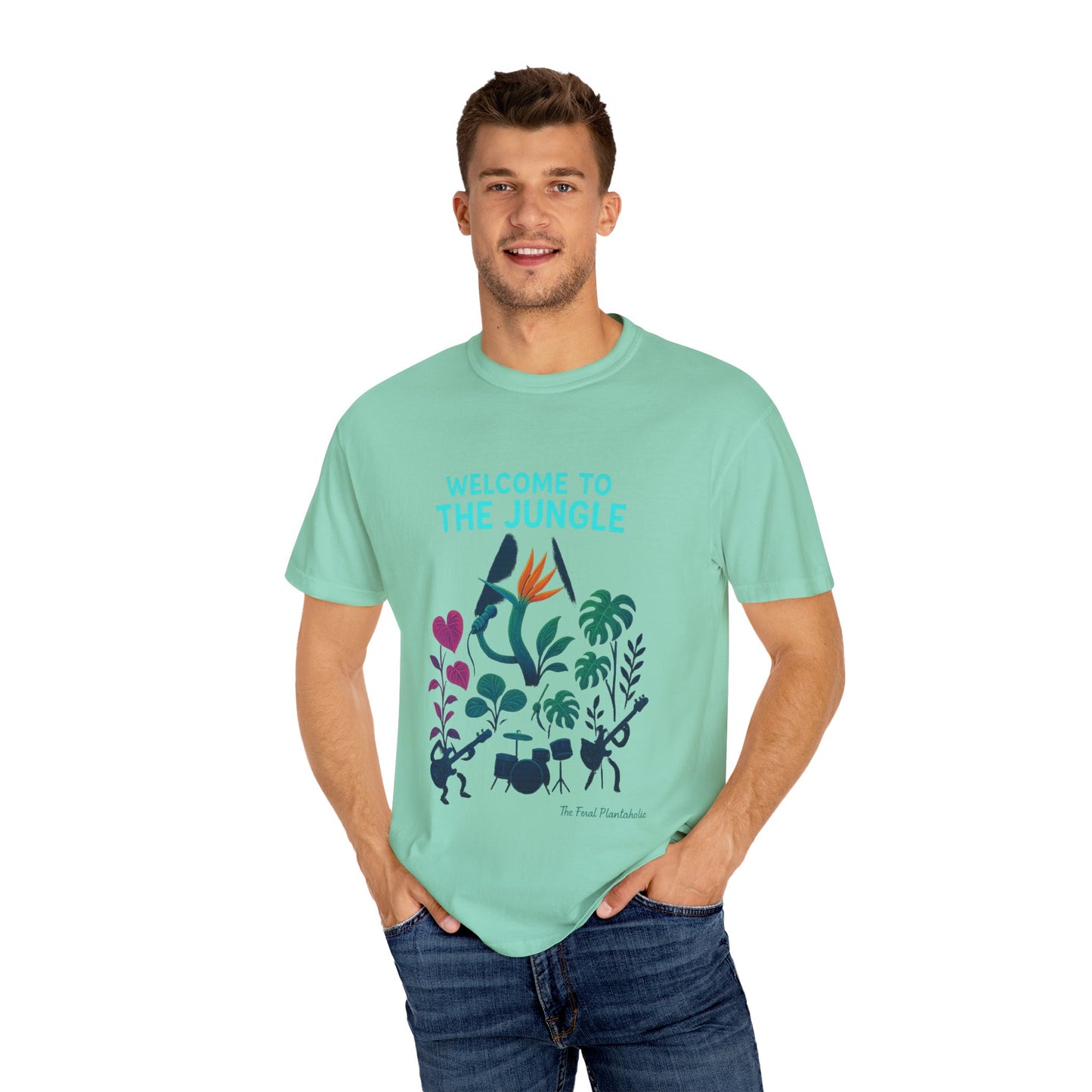 Welcome to the Jungle T-Shirt - Vibrant Unisex Tees for Nature Lovers, Music Festivals, Summer, Gifts, Eco-Friendly Fashion