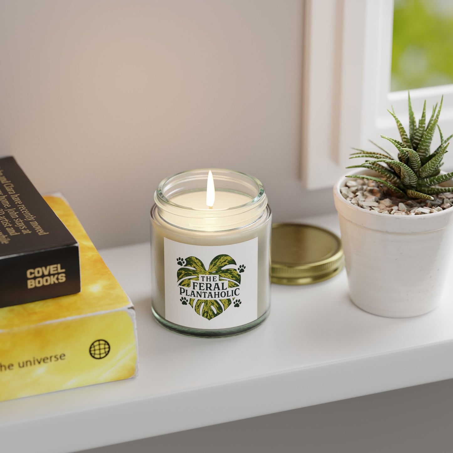 Feral Plantaholic Scented Candles, Aromatherapy, Eco-Friendly, Home Decor, Gifts for Plant Lovers