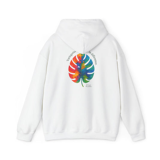 Tropical Vibes Hoodie | Unisex Heavy Blend™ Hooded Sweatshirt, Colorful Leaf Design, Cozy Gift, Casual Wear, Summer Essentials