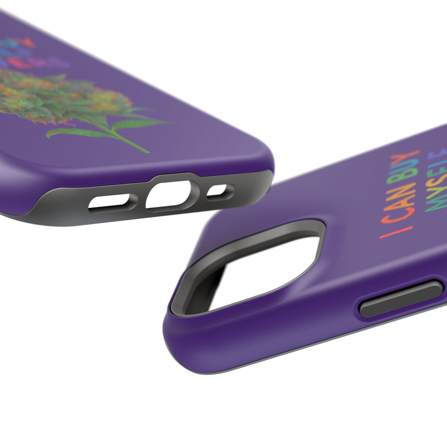 Impact-Resistant Phone Case — "I Can Buy Myself Flowers" Colorful Floral Statement