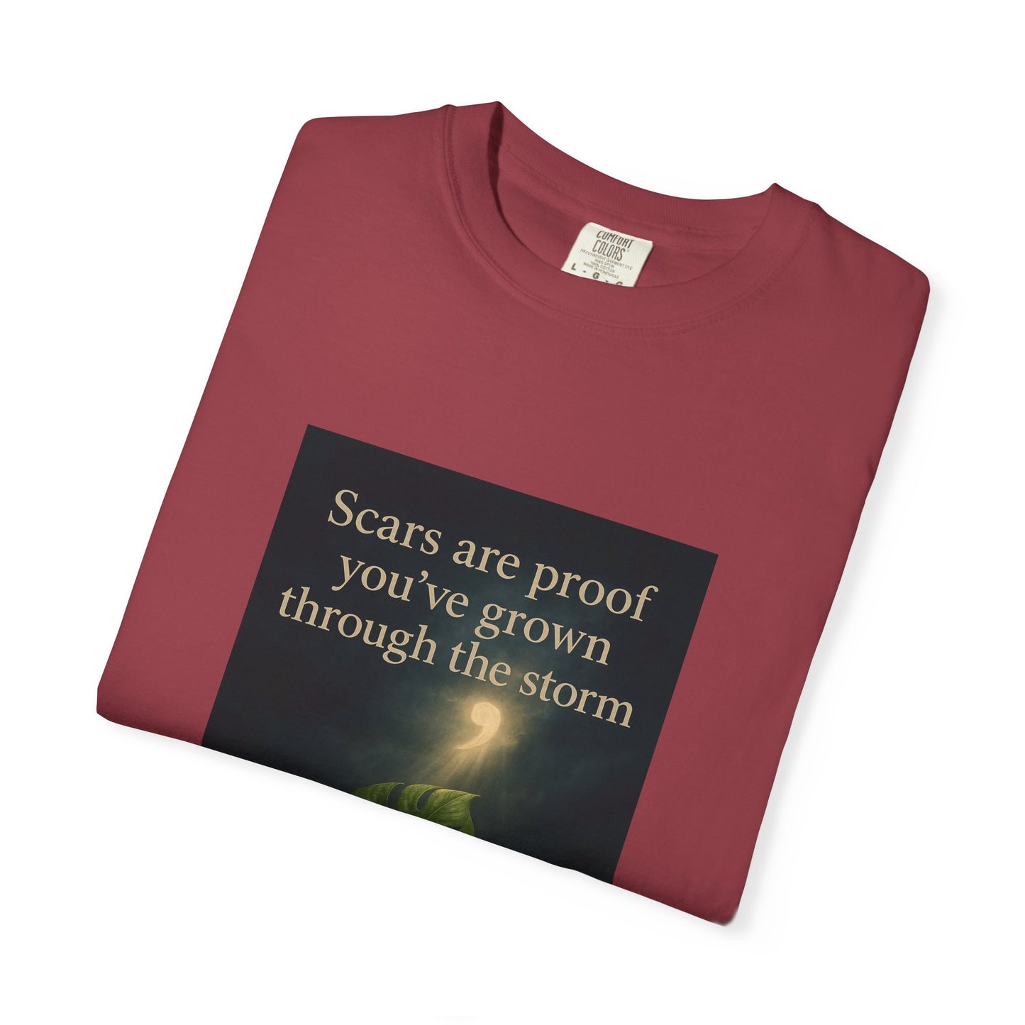 Inspiring Growth T-Shirt - Scars are Proof, Perfect for Motivational Gifts, Self-Care, Encouragement, Unisex Apparel