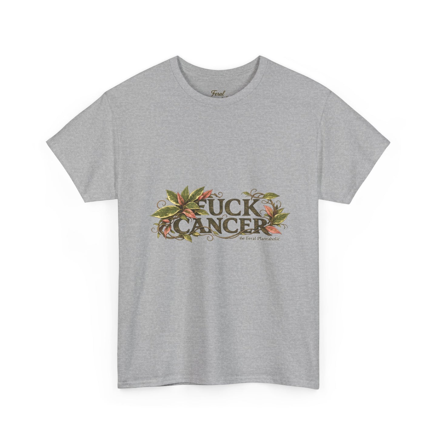 Cancer Survivor Floral Tee — "Fuck Cancer" Awareness T‑Shirt