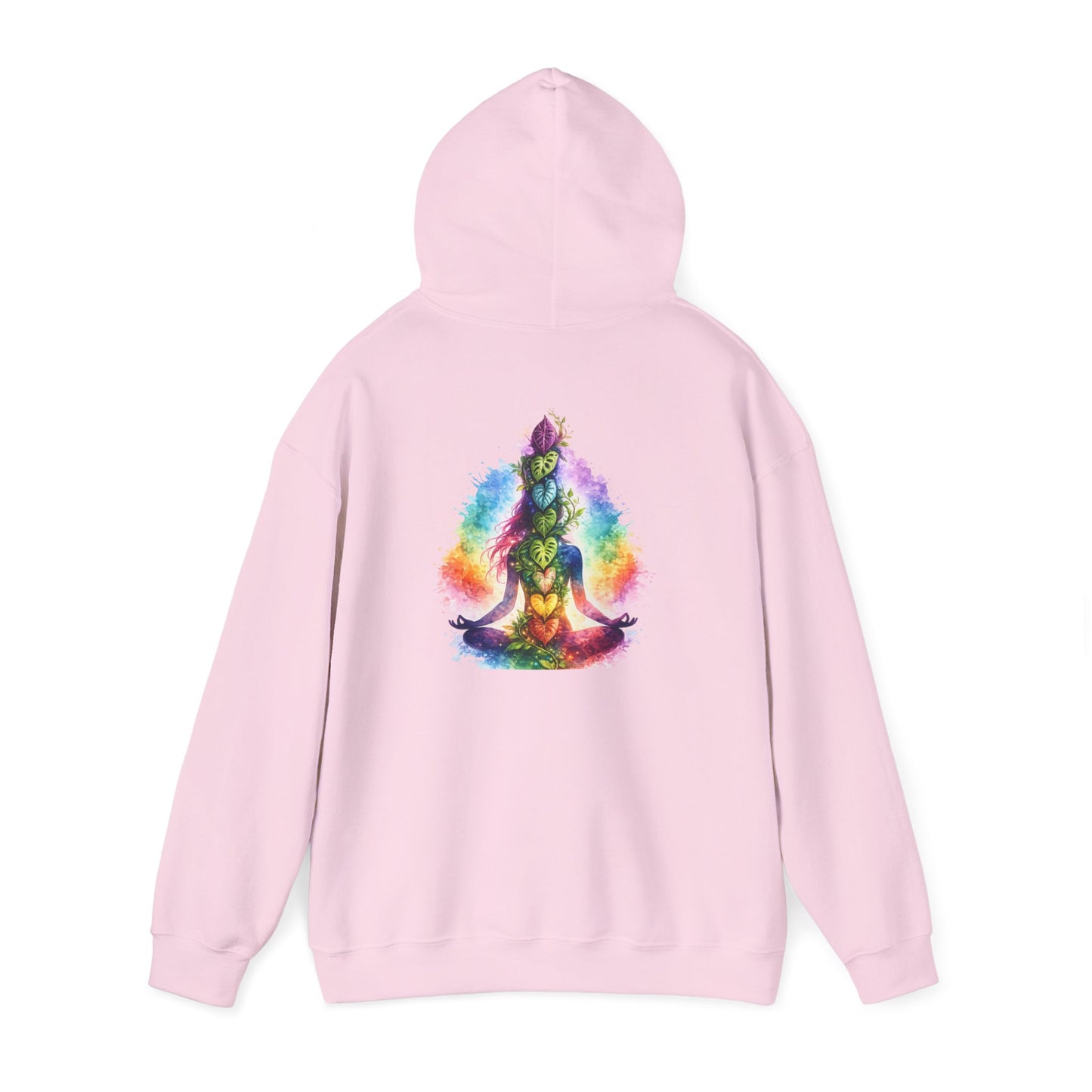 Meditation Chakra Hoodie — Colorful Rainbow Yoga Spiritual Sweatshirt