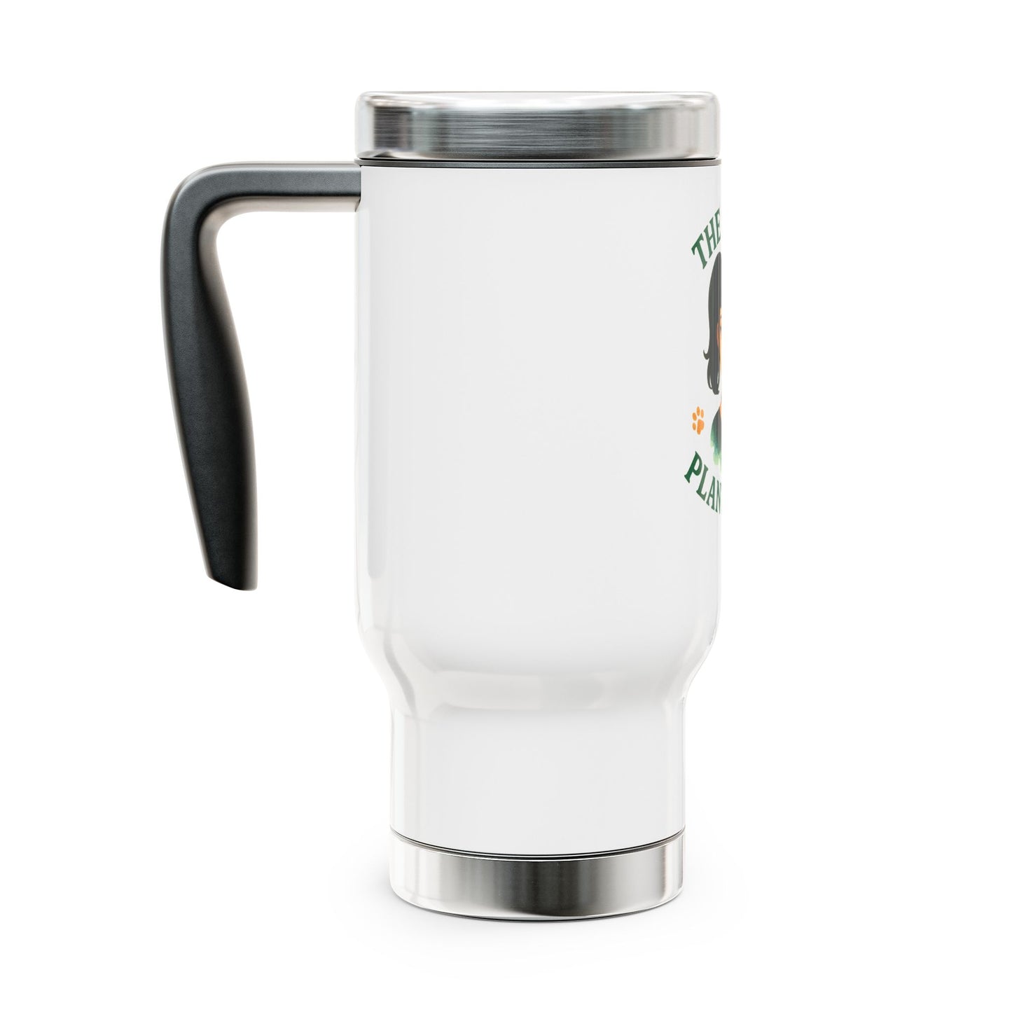 Feral Plantaholic Travel Mug, Eco-Friendly Travel Cup, Coffee Lover Gift, Plant Enthusiast, Nature Lover Mug, Sustainable Drinkware
