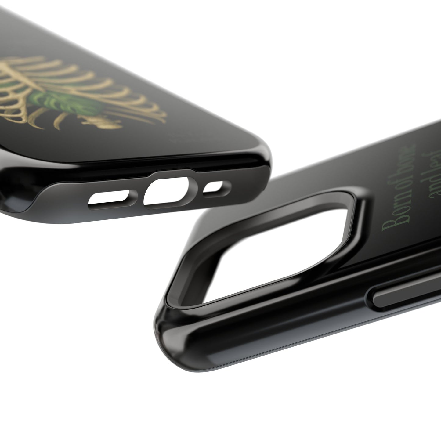 Born of Bone and Leaf Phone Case — Impact-Resistant iPhone Cover