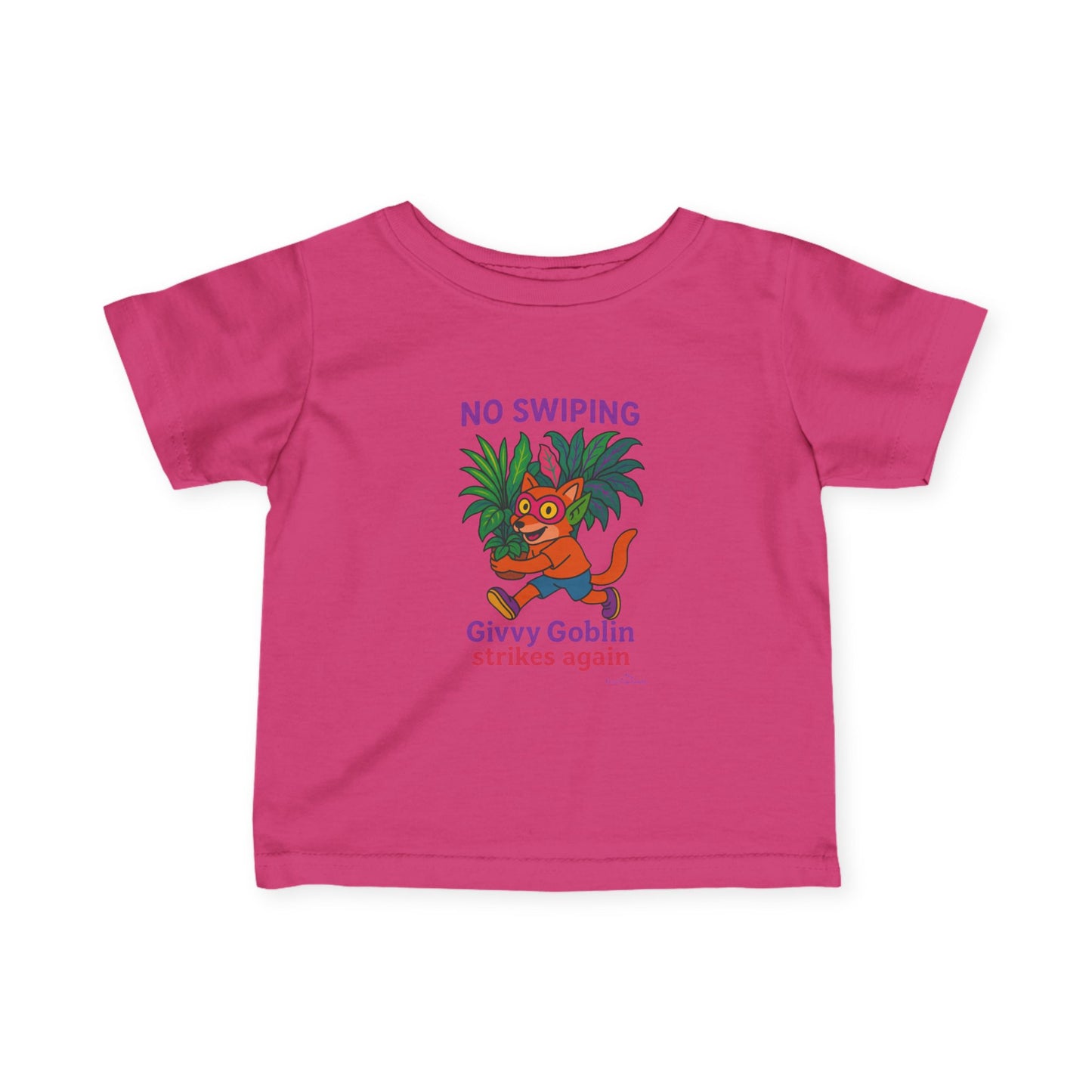 Playful Infant Tee with Goblin Design, Cute Baby Shirt, Fun Toddler Top, Gift for Kids, Nursery Decor, Playful Clothing