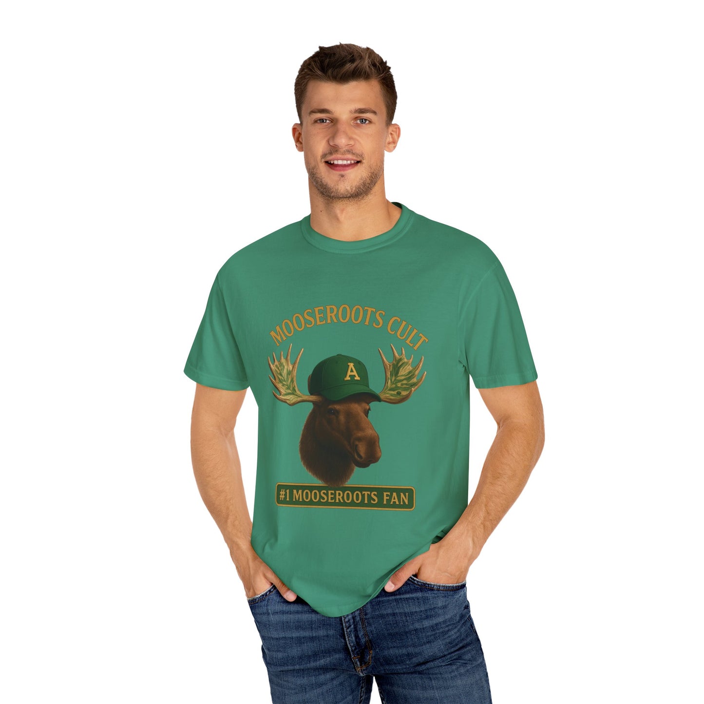 Moose Root Fan T-Shirt - Unisex Garment-Dyed Tee