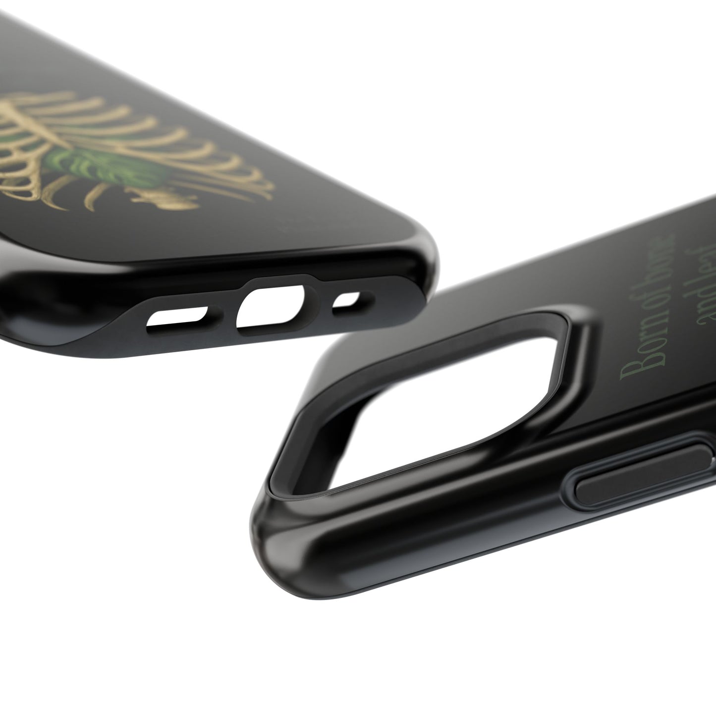 Born of Bone and Leaf Phone Case — Impact-Resistant iPhone Cover