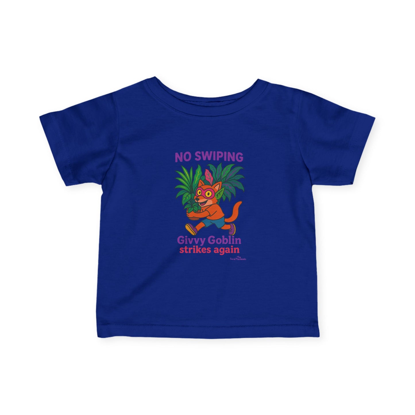 Playful Infant Tee with Goblin Design, Cute Baby Shirt, Fun Toddler Top, Gift for Kids, Nursery Decor, Playful Clothing