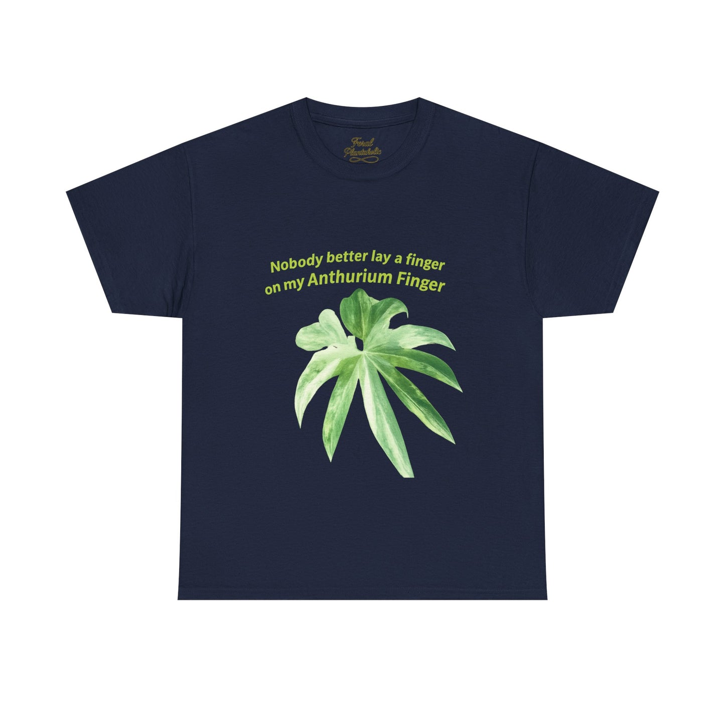 Anthurium Finger T-Shirt — Botanical Plant Lover Tee