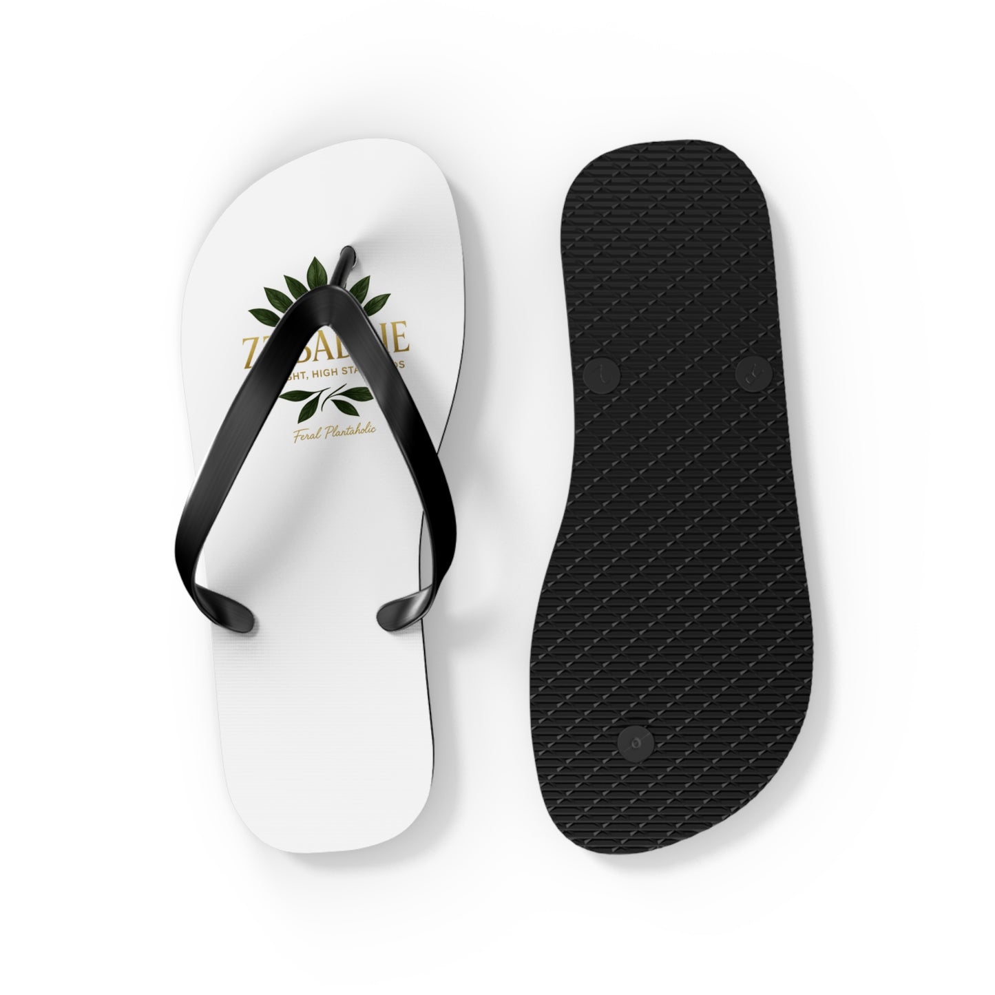 Tropical Flip Flops for Summer Vibes | Beachwear, Vacation Footwear, Casual Slippers, Outdoor Sandals, Custom Footwear