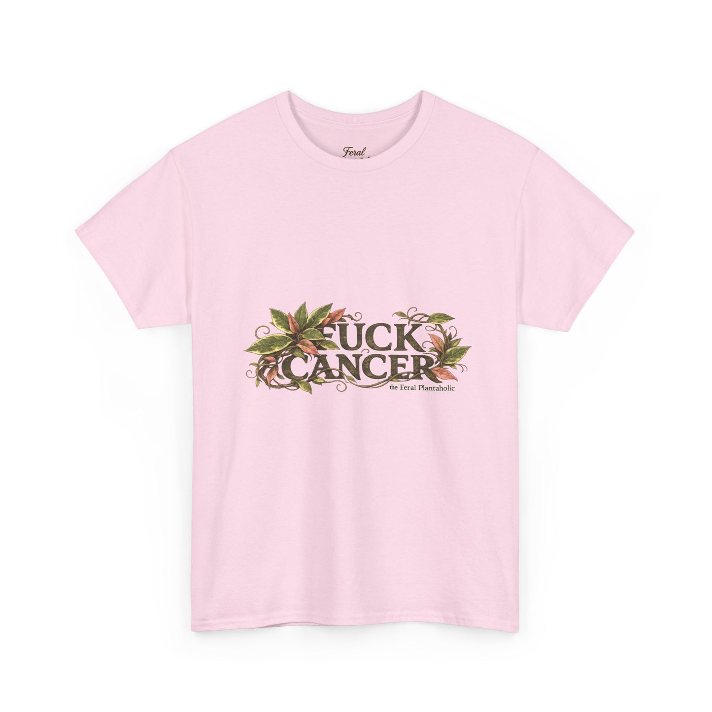 Cancer Survivor Floral Tee — "Fuck Cancer" Awareness T‑Shirt