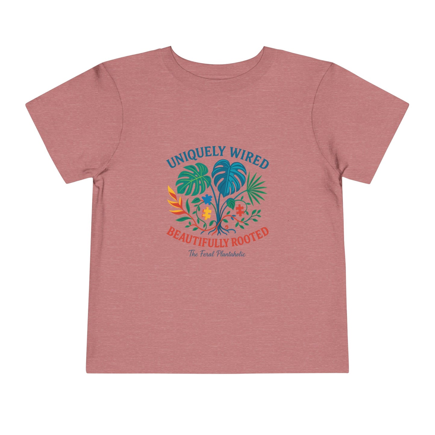 Tropical Vibes Toddler Tee - Uniquely Wired, Beautifully Rooted