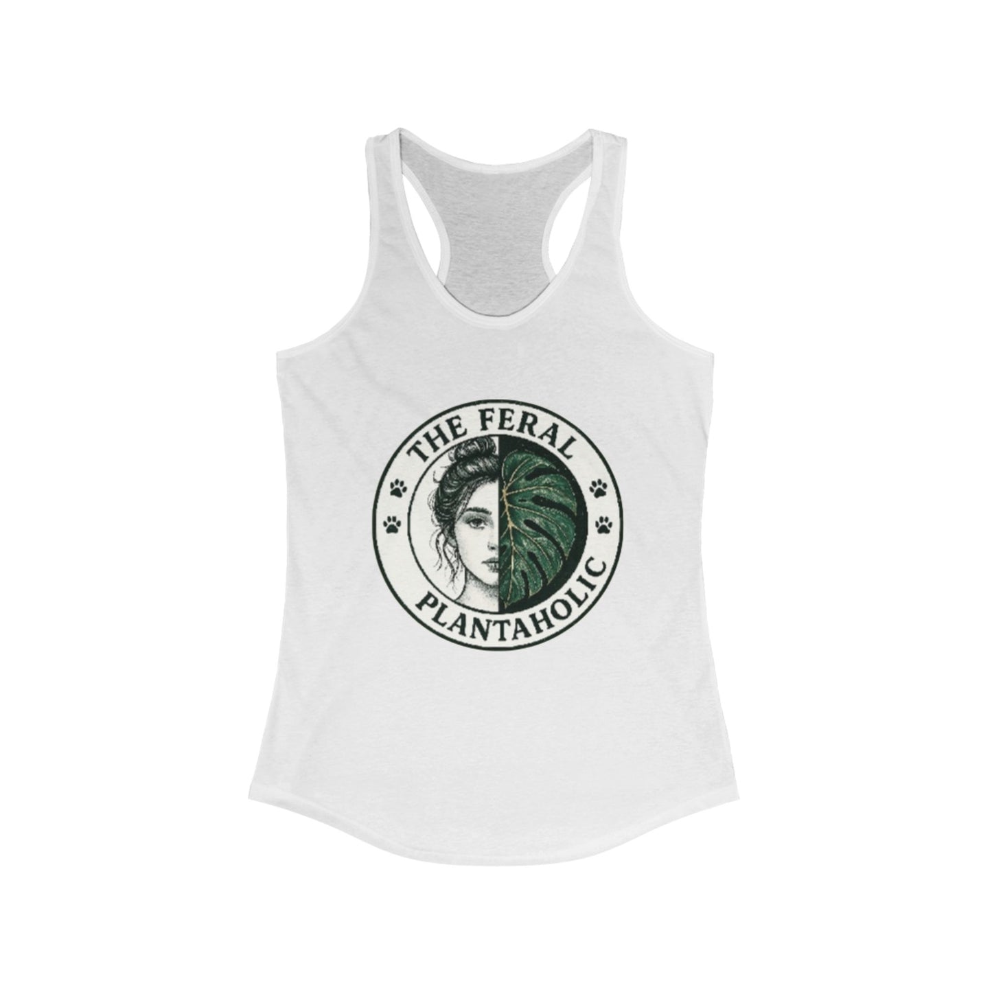 Feral Plantaholic Tank Top | Eco-Lover Gift | Summer Workout Top | Botanical Enthusiast Apparel | Nature Lover Tee