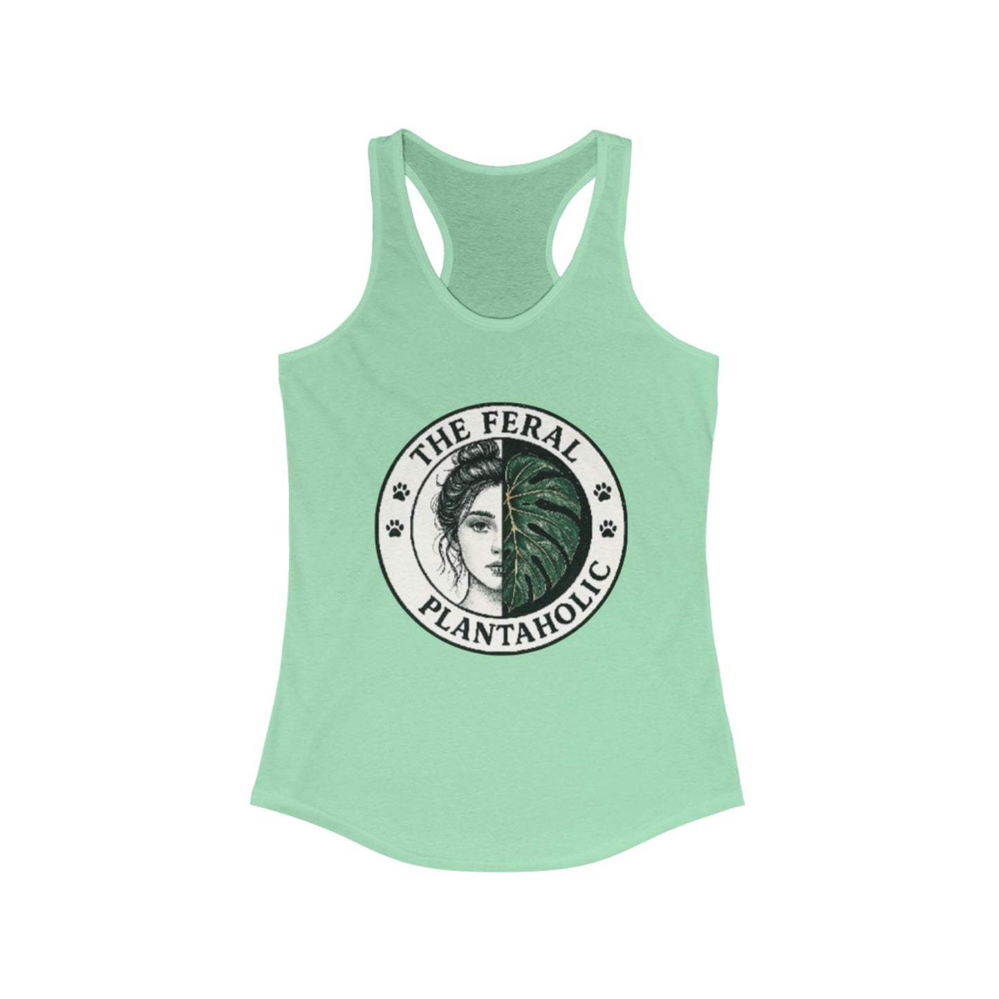 Feral Plantaholic Tank Top | Eco-Lover Gift | Summer Workout Top | Botanical Enthusiast Apparel | Nature Lover Tee