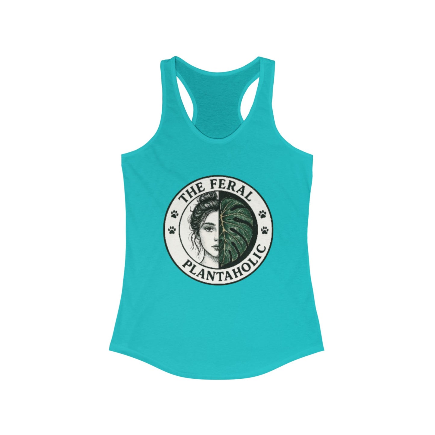 Feral Plantaholic Tank Top | Eco-Lover Gift | Summer Workout Top | Botanical Enthusiast Apparel | Nature Lover Tee