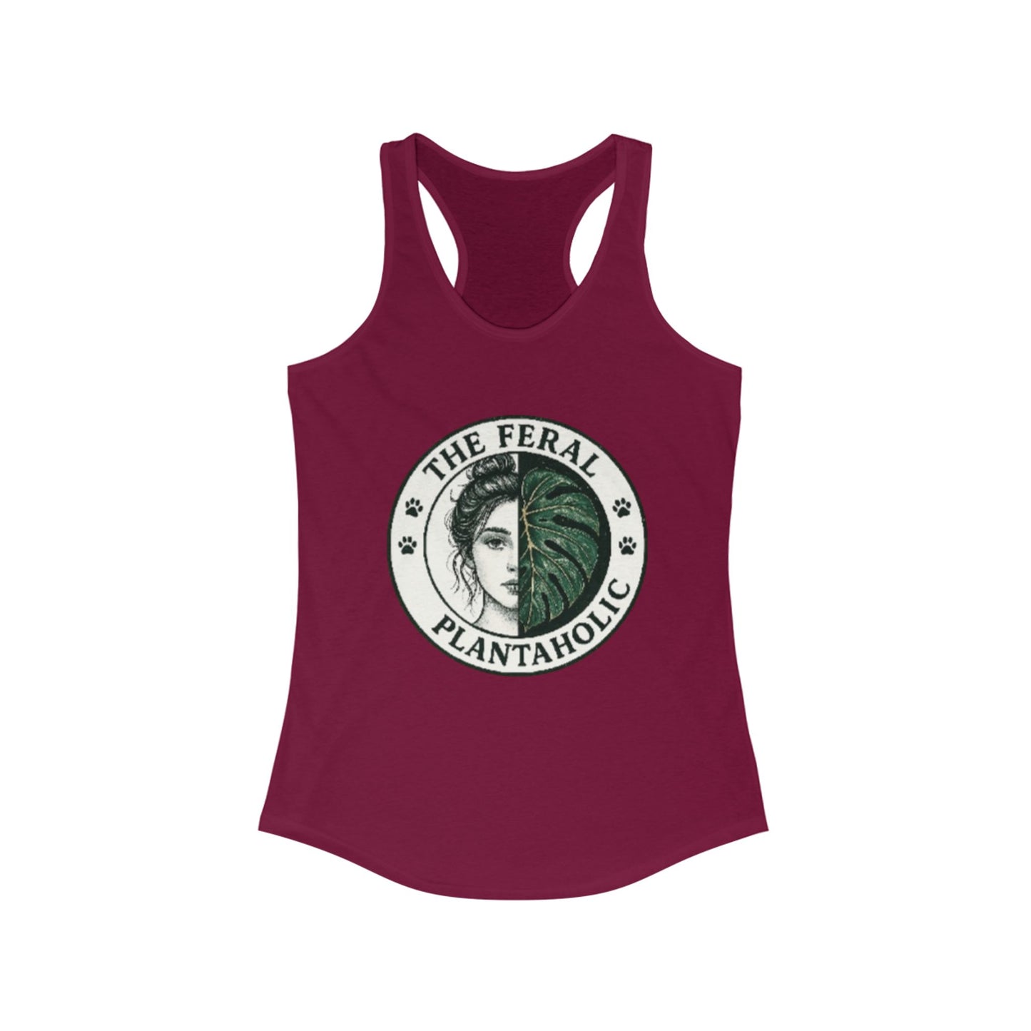Feral Plantaholic Tank Top | Eco-Lover Gift | Summer Workout Top | Botanical Enthusiast Apparel | Nature Lover Tee