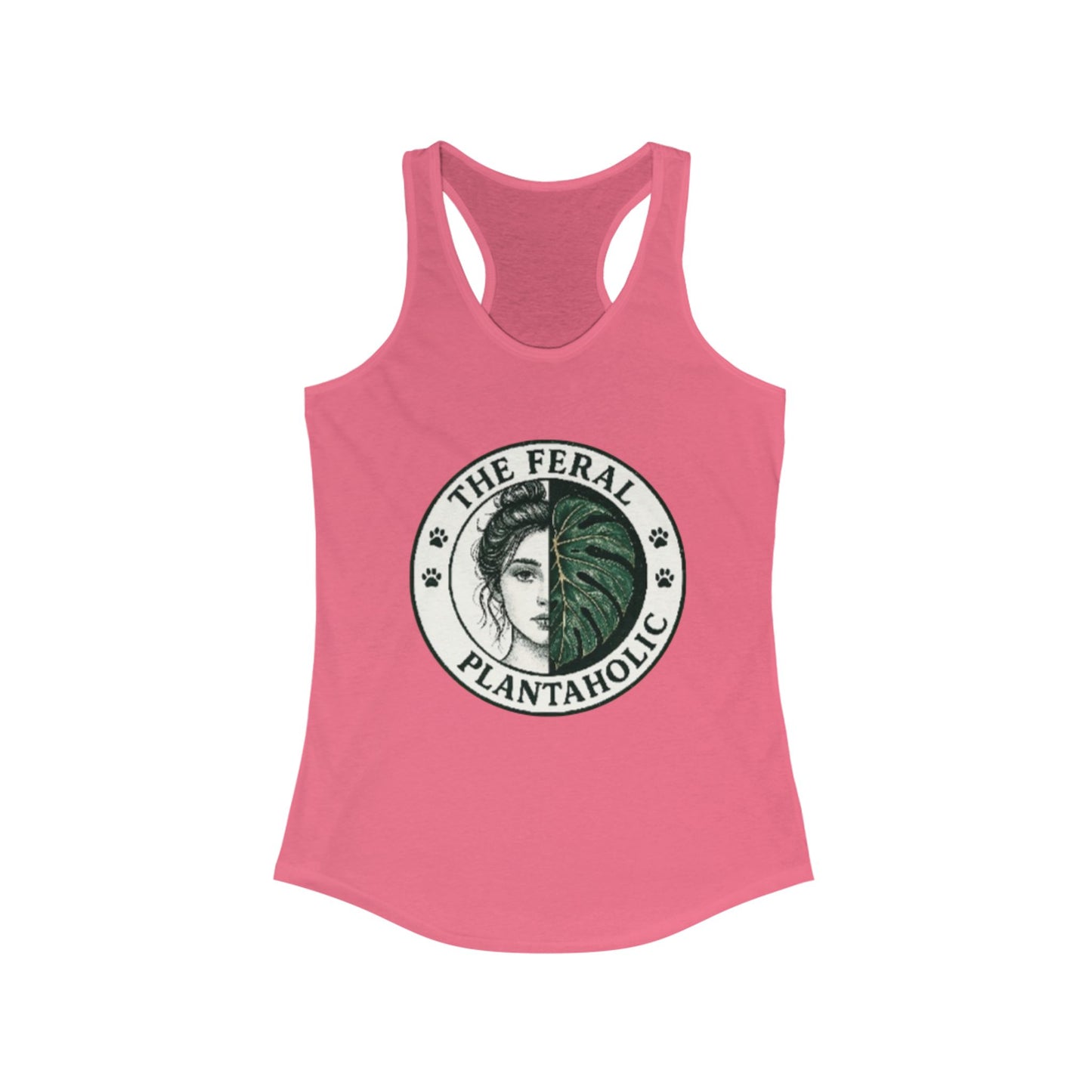 Feral Plantaholic Tank Top | Eco-Lover Gift | Summer Workout Top | Botanical Enthusiast Apparel | Nature Lover Tee