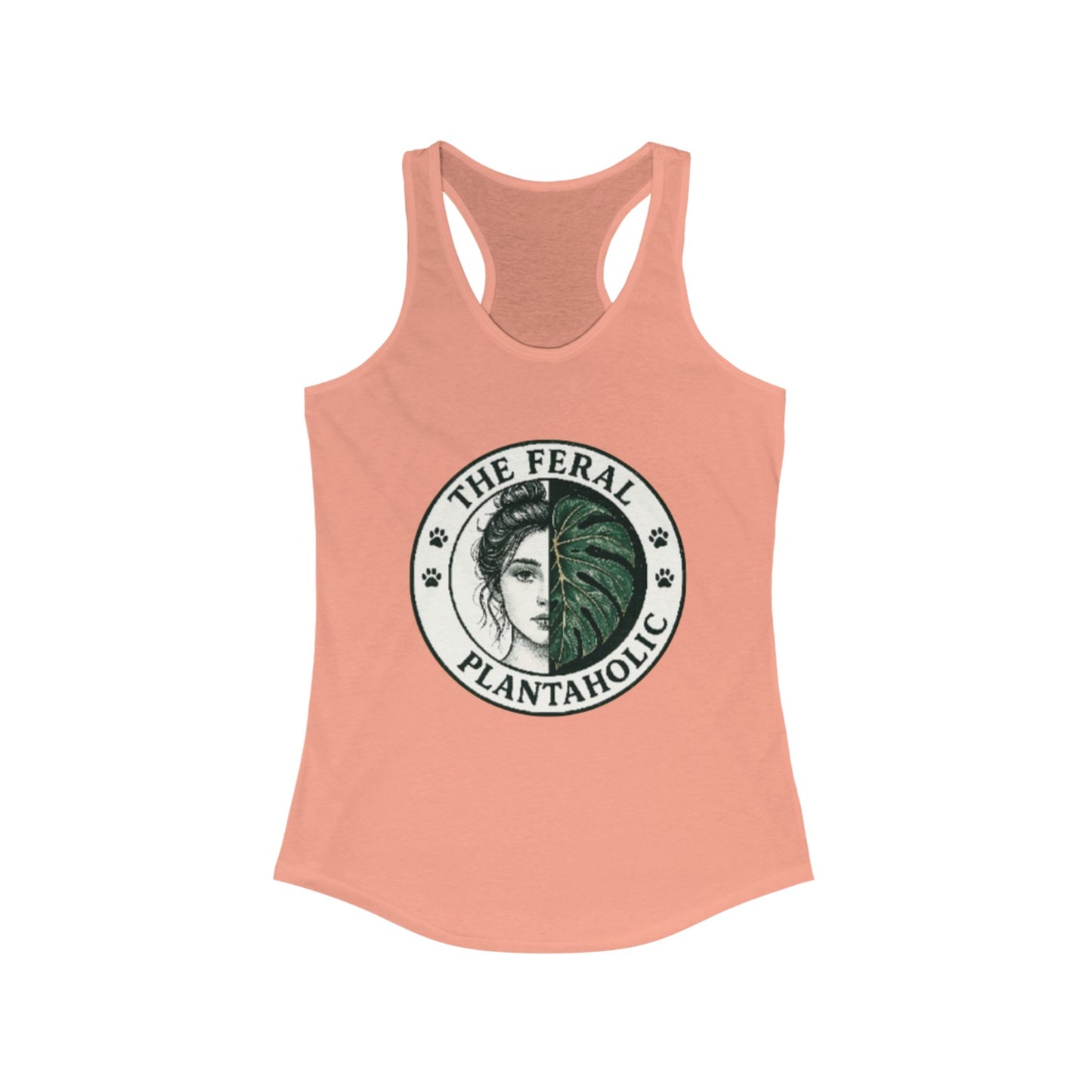 Feral Plantaholic Tank Top | Eco-Lover Gift | Summer Workout Top | Botanical Enthusiast Apparel | Nature Lover Tee