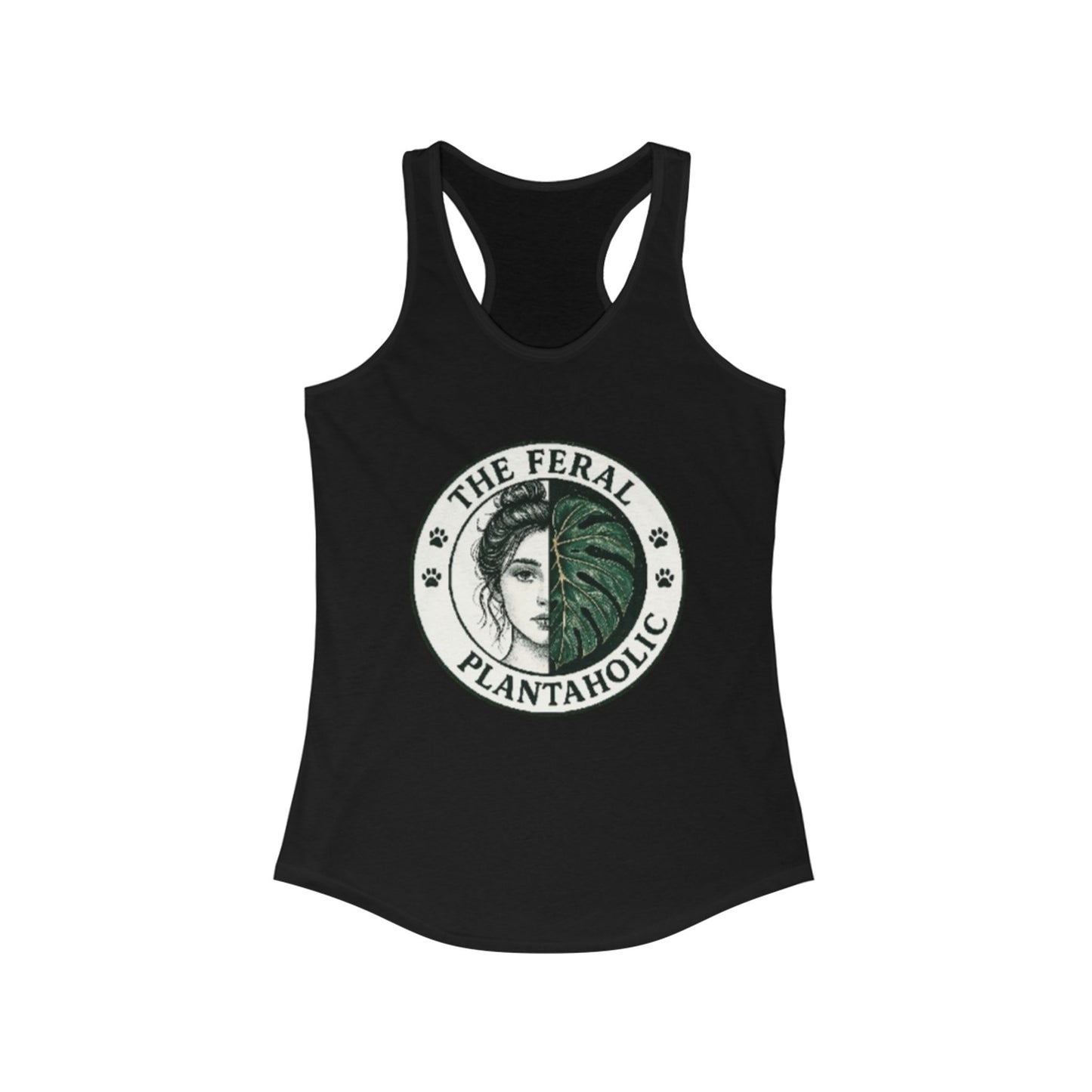 Feral Plantaholic Tank Top | Eco-Lover Gift | Summer Workout Top | Botanical Enthusiast Apparel | Nature Lover Tee