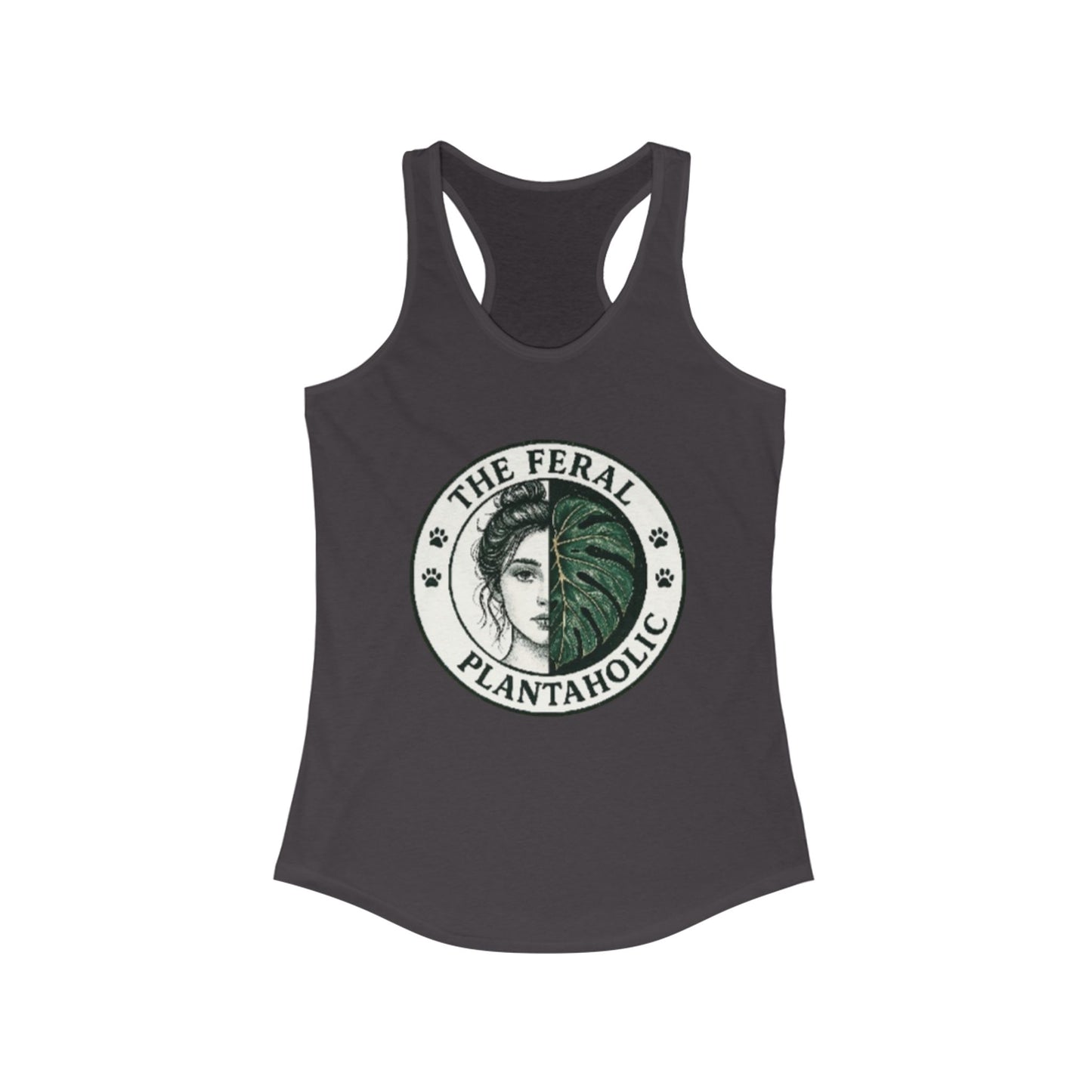 Feral Plantaholic Tank Top | Eco-Lover Gift | Summer Workout Top | Botanical Enthusiast Apparel | Nature Lover Tee
