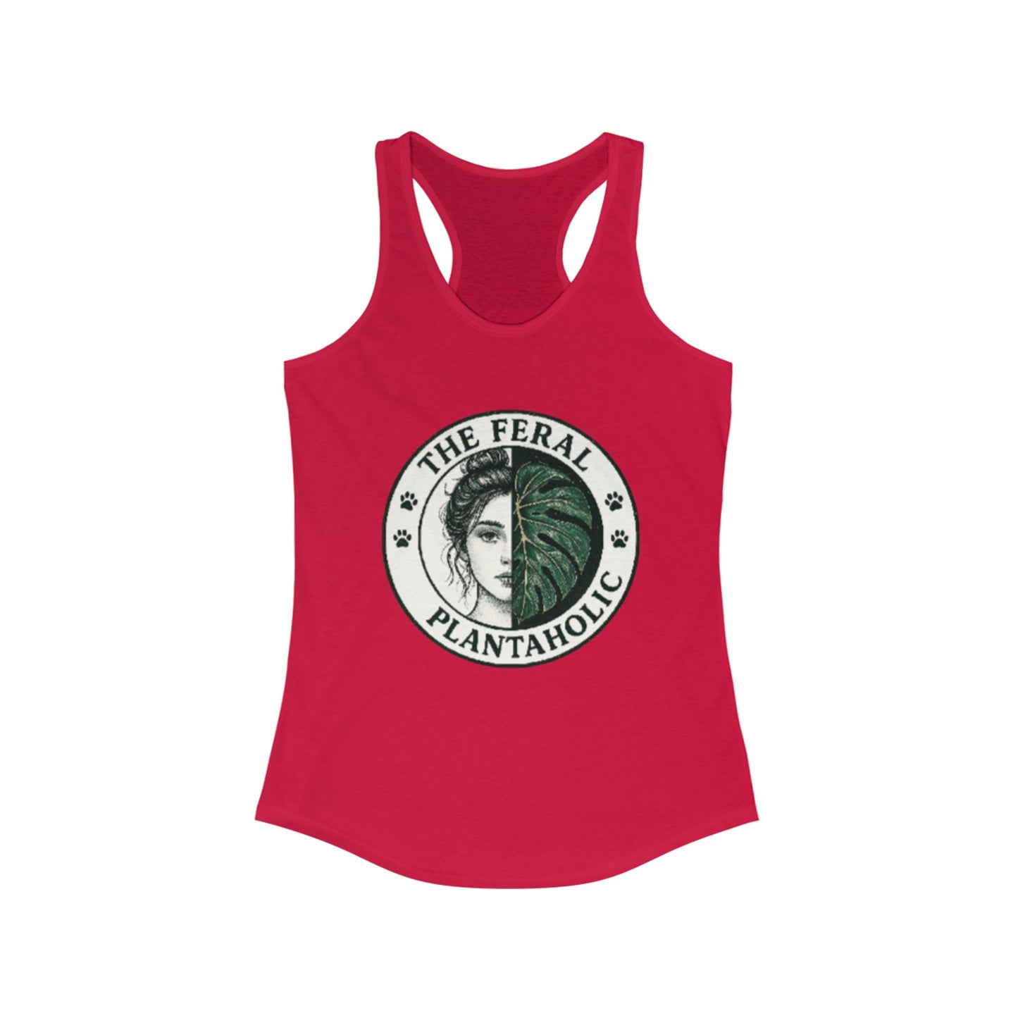 Feral Plantaholic Tank Top | Eco-Lover Gift | Summer Workout Top | Botanical Enthusiast Apparel | Nature Lover Tee