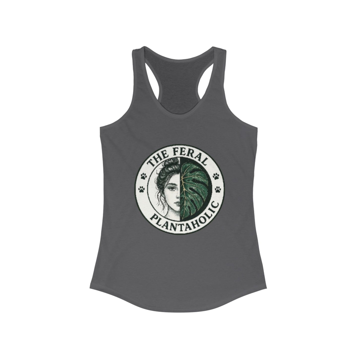 Feral Plantaholic Tank Top | Eco-Lover Gift | Summer Workout Top | Botanical Enthusiast Apparel | Nature Lover Tee