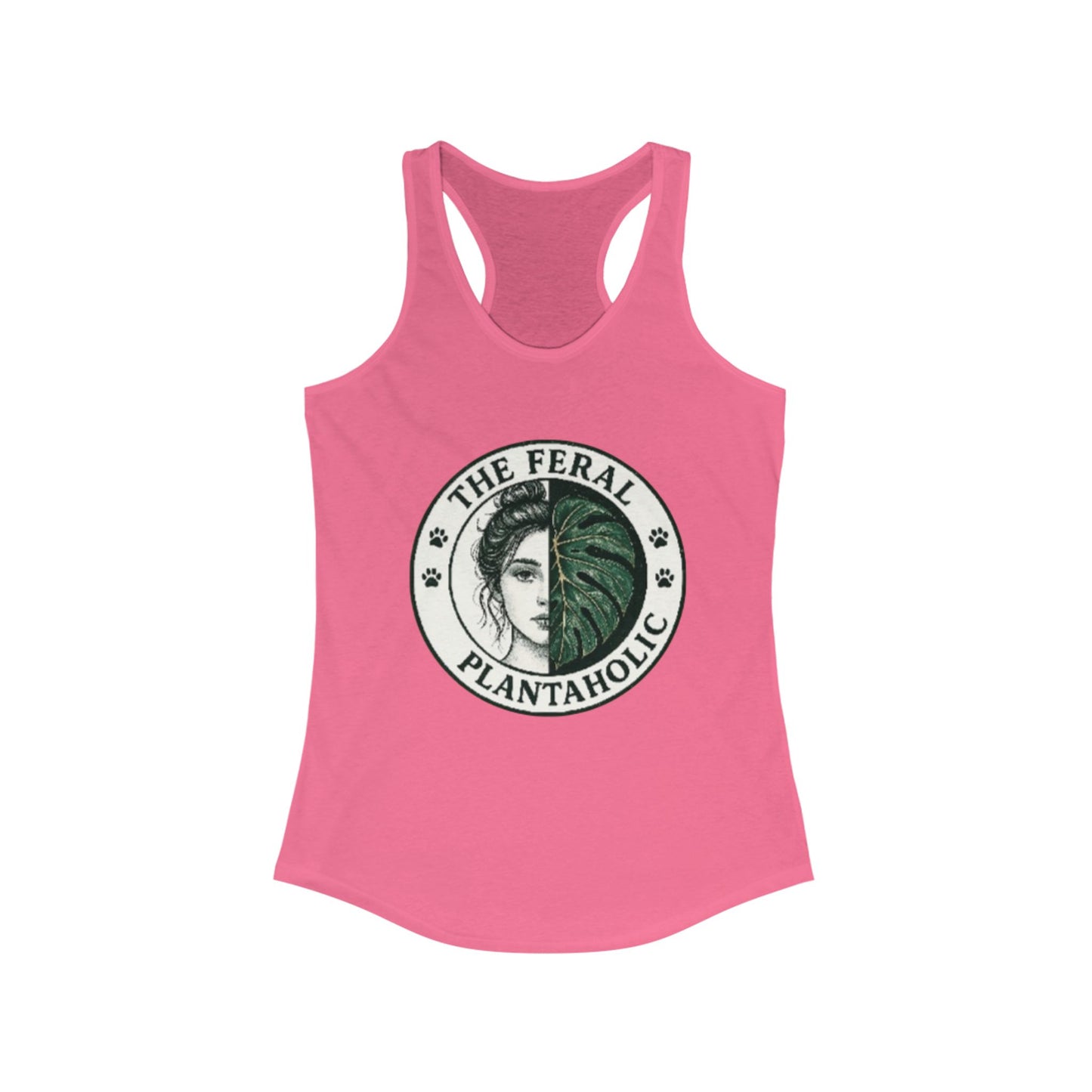 Feral Plantaholic Tank Top | Eco-Lover Gift | Summer Workout Top | Botanical Enthusiast Apparel | Nature Lover Tee