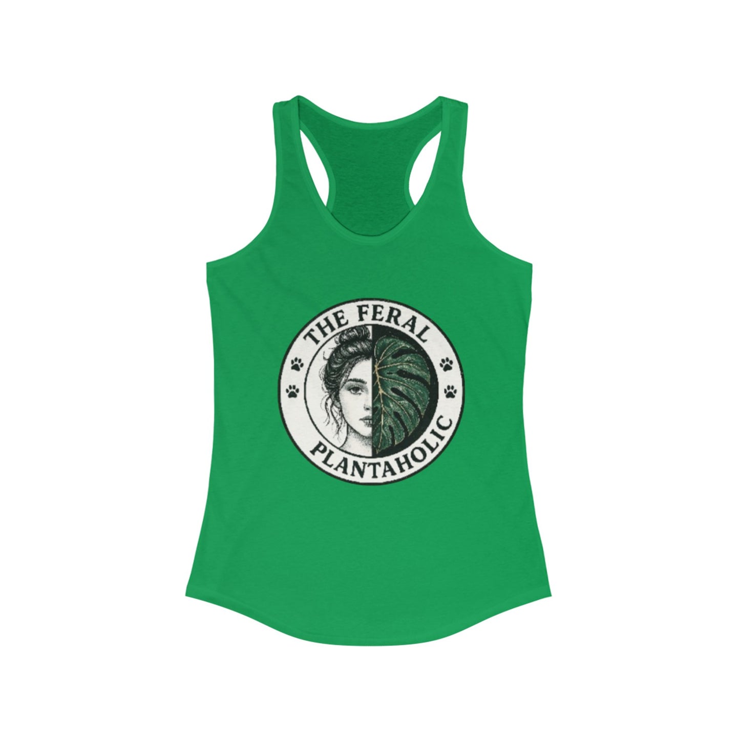 Feral Plantaholic Tank Top | Eco-Lover Gift | Summer Workout Top | Botanical Enthusiast Apparel | Nature Lover Tee