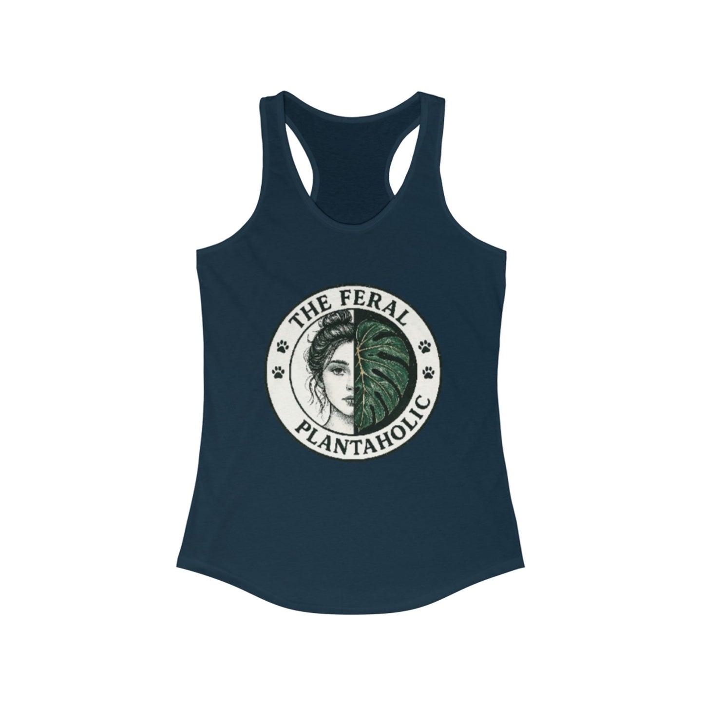 Feral Plantaholic Tank Top | Eco-Lover Gift | Summer Workout Top | Botanical Enthusiast Apparel | Nature Lover Tee