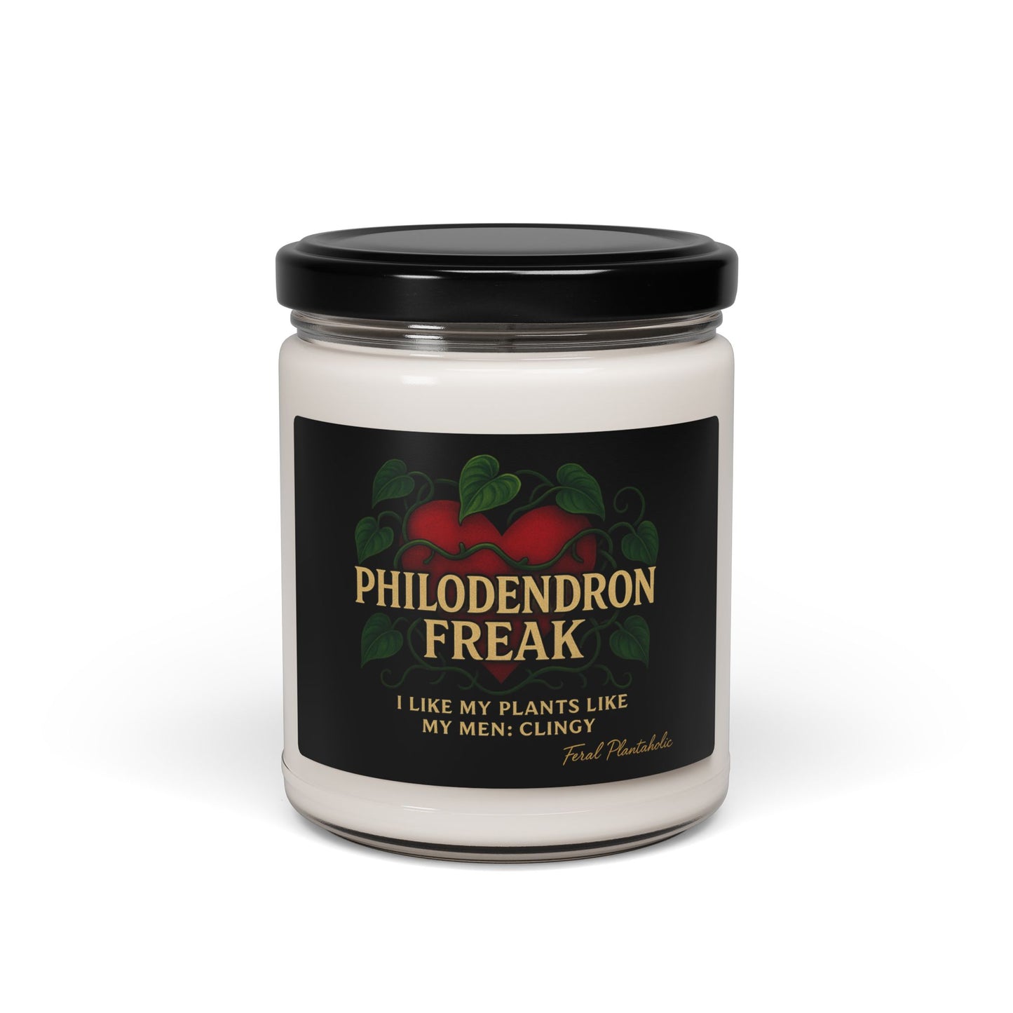 Philodendron Freak Scented Soy Candle, Relaxing Home Decor, Plant Lover Gift, Eco-Friendly Candle, Aromatherapy Candle, Unique Gift Idea
