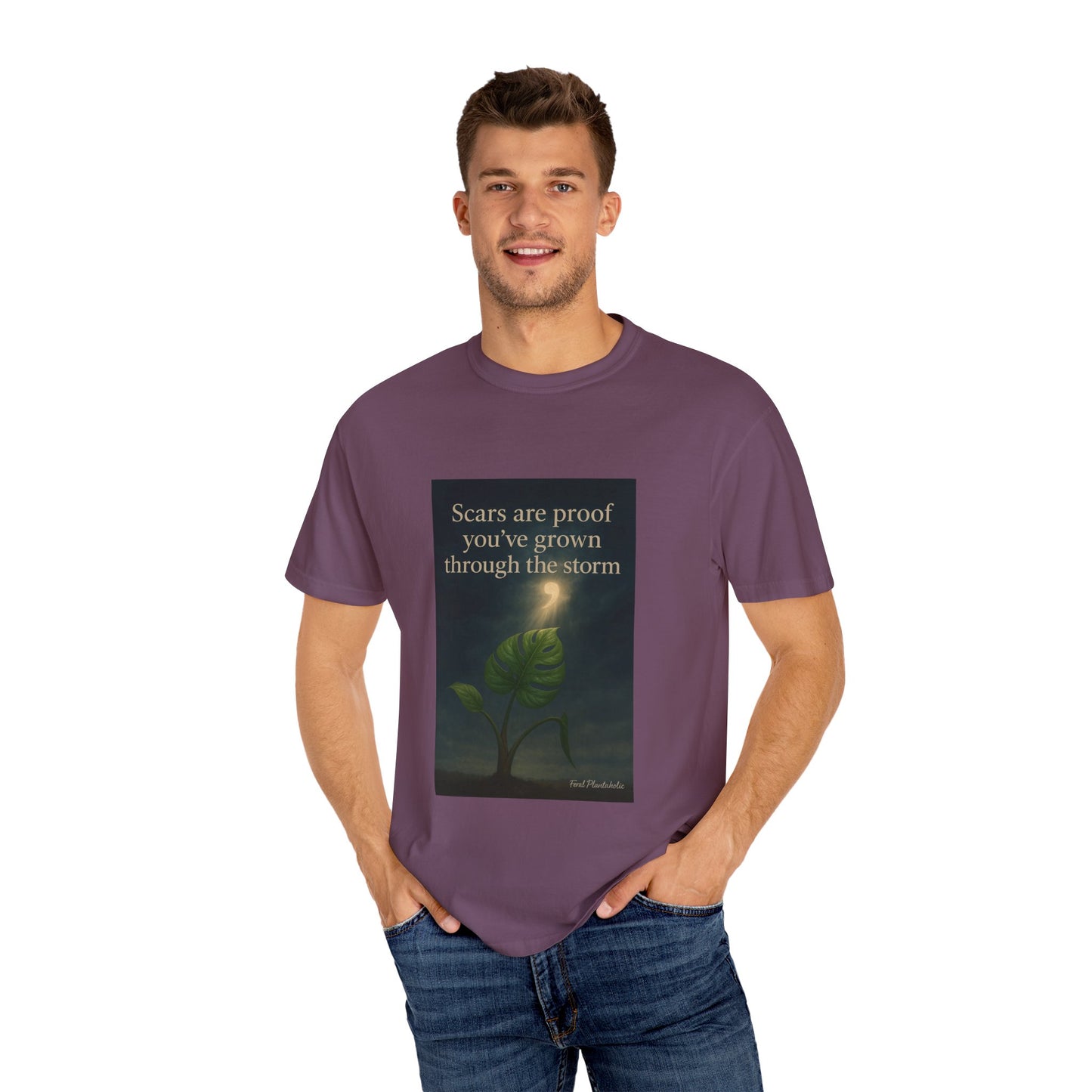 Inspiring Growth T-Shirt - Scars are Proof, Perfect for Motivational Gifts, Self-Care, Encouragement, Unisex Apparel