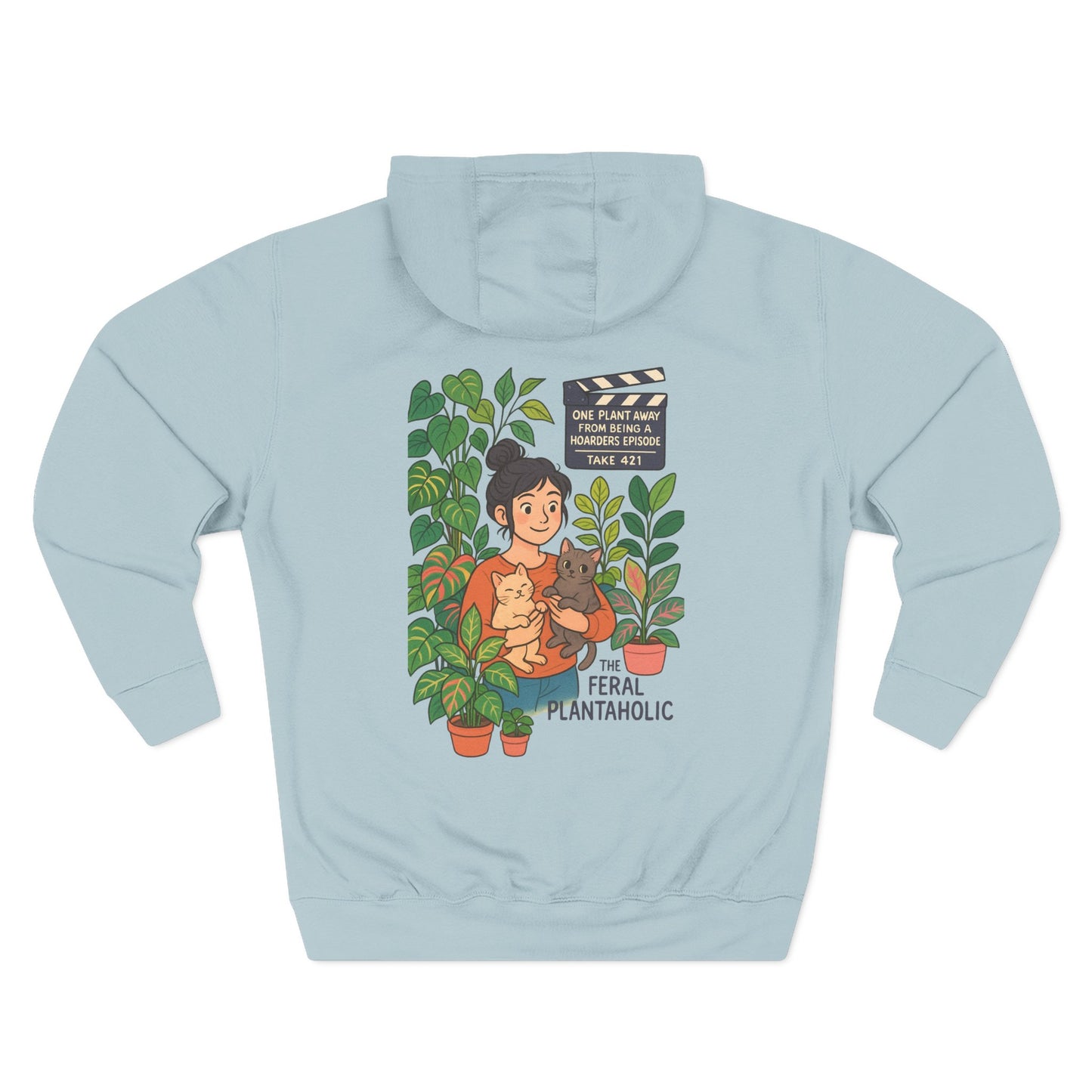 Cozy Feral Plant Parent Hoodie, Nature Lover Gift, Cute Pet Enthusiast Sweatshirt, Perfect for Plant Lovers, Eco-Friendly Fashion