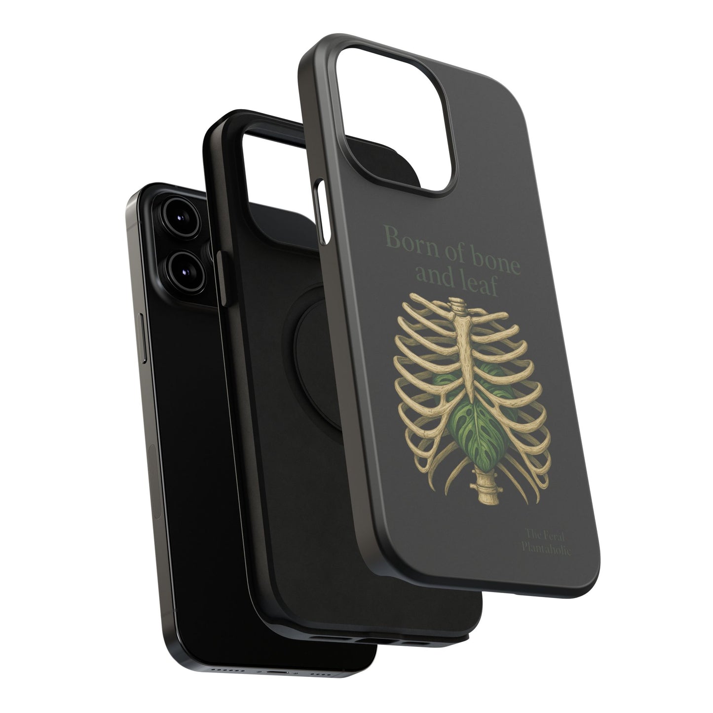 Born of Bone and Leaf Phone Case — Impact-Resistant iPhone Cover