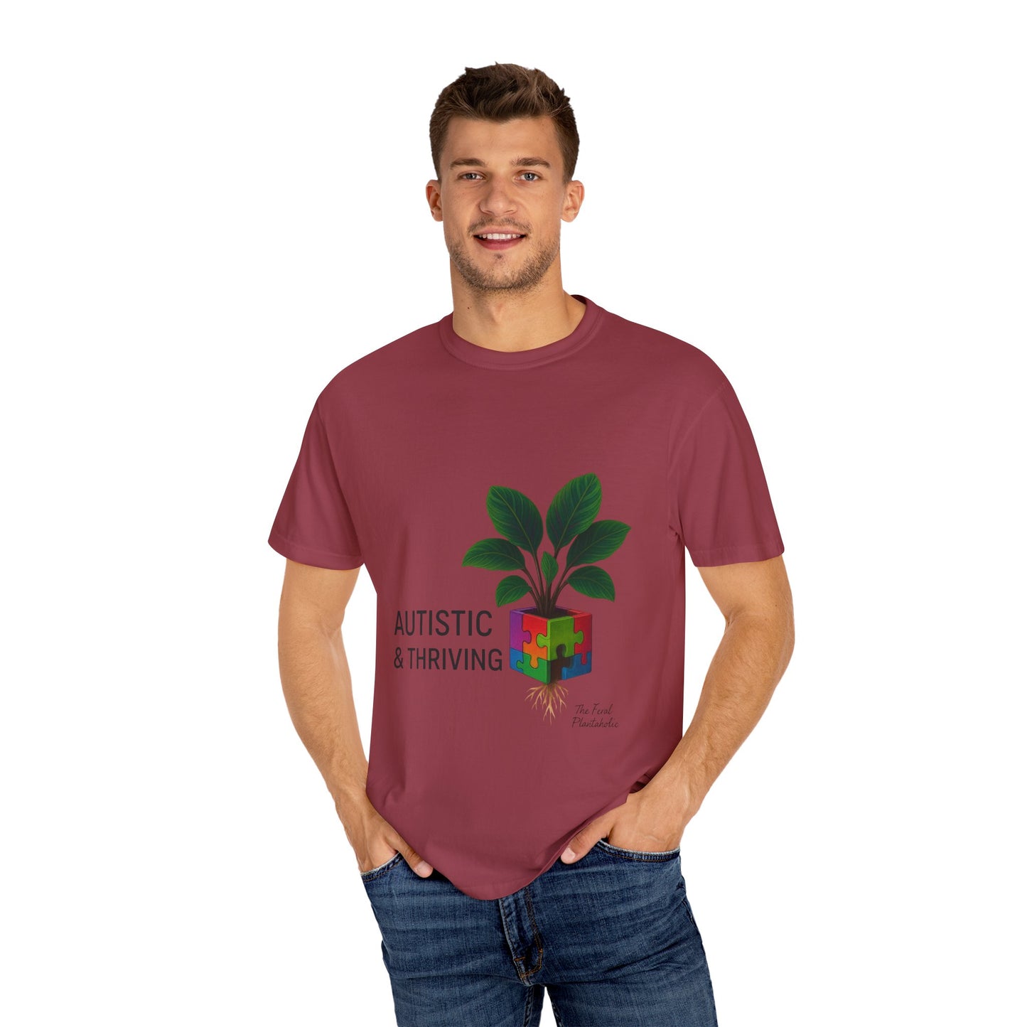 Autistic & Thriving Unisex T-Shirt, Conscious Fashion, Gift for Autism Awareness, Eco-Friendly Apparel, Positive Vibes, Everyday Wear