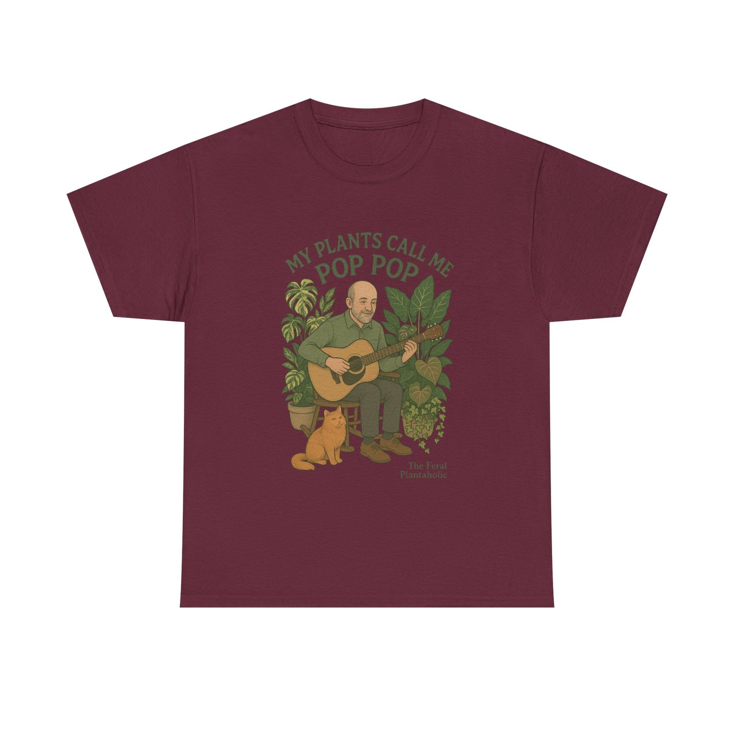 My Plants Call Me Pop Pop Tee, Unisex Cotton Shirt for Plant Lovers, Gift for Father's Day, Gardening T-Shirt, Casual Everyday Wear, [...]