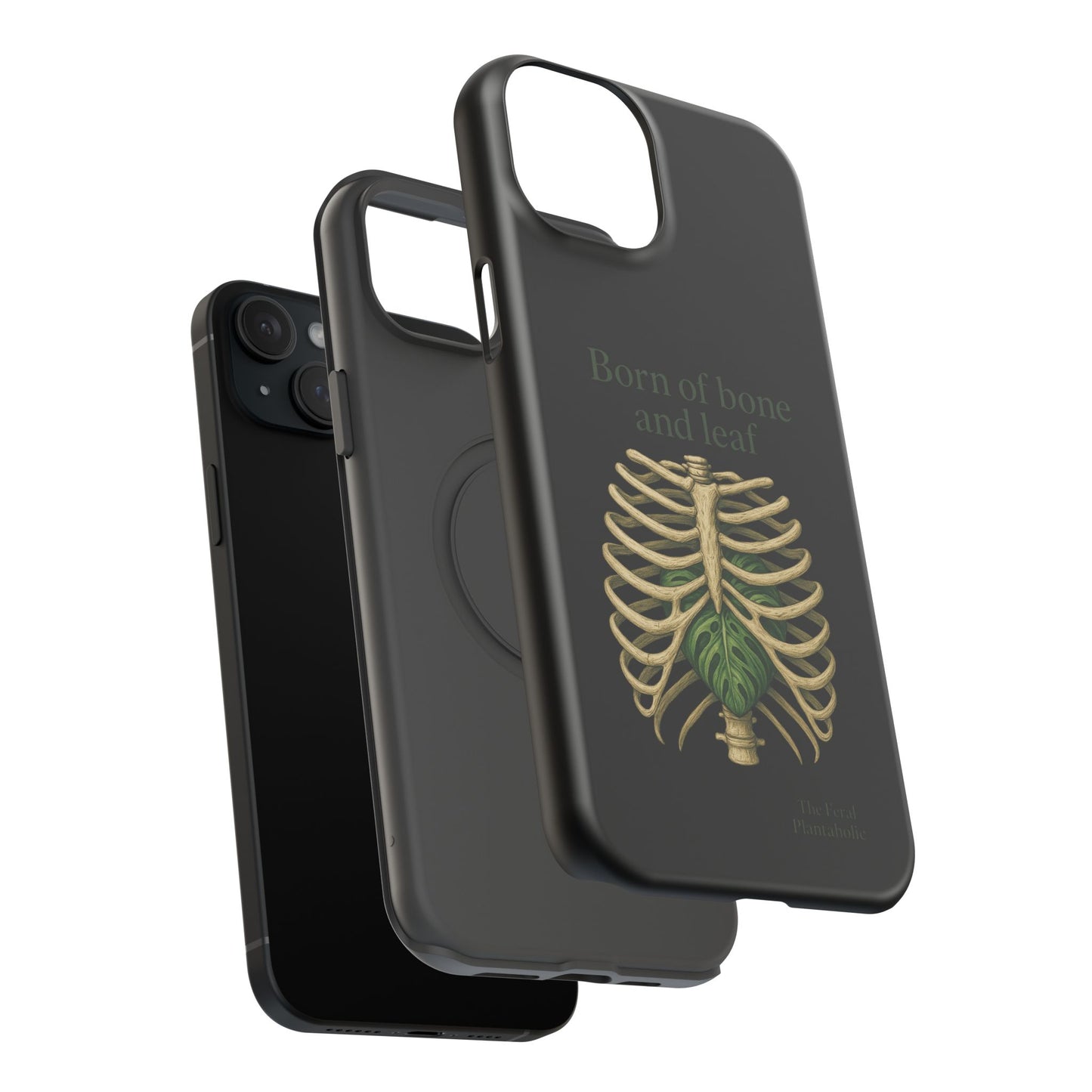 Born of Bone and Leaf Phone Case — Impact-Resistant iPhone Cover