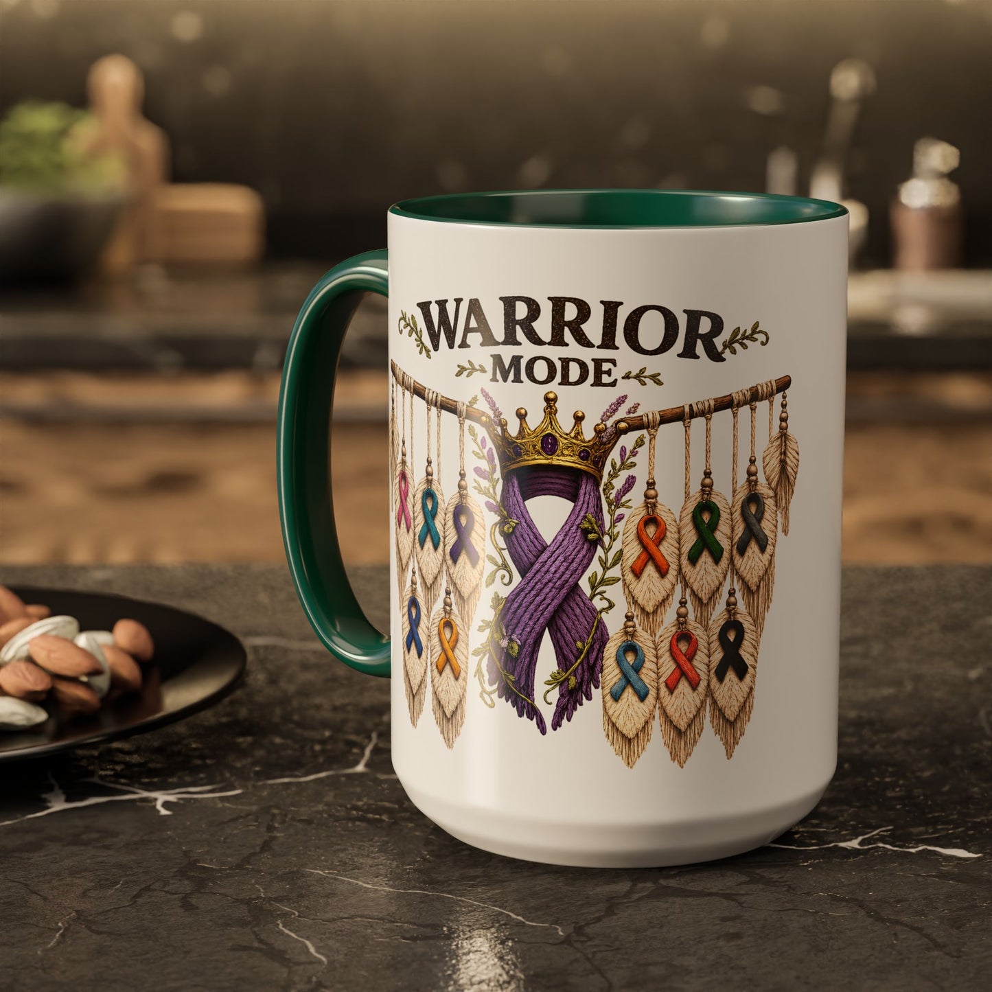 Cancer Awareness Dreamcatcher Coffee Mug (11oz, 15oz)
