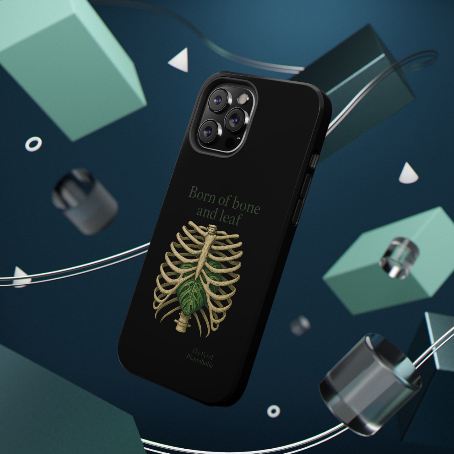 Born of Bone and Leaf Phone Case — Impact-Resistant iPhone Cover
