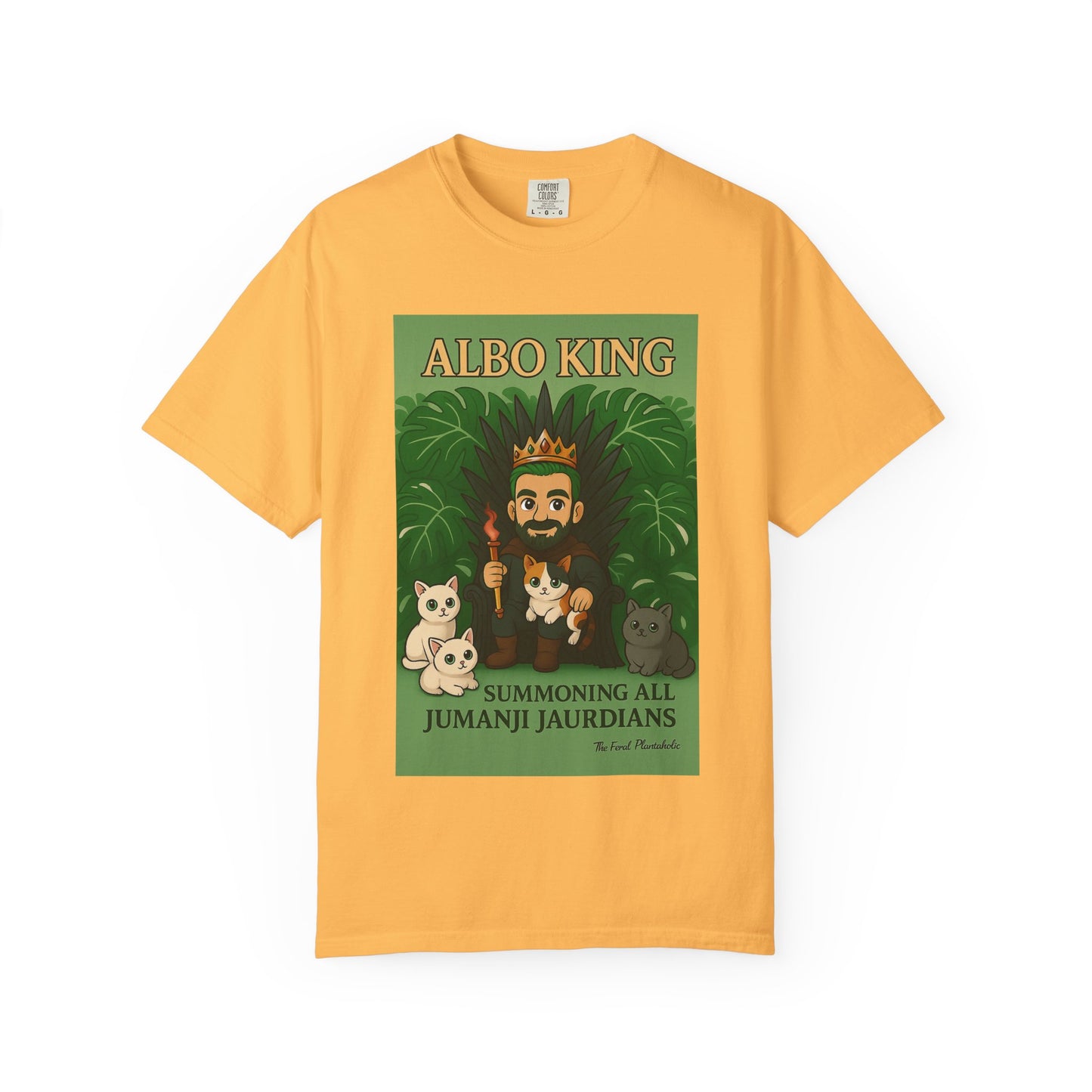 Albo King T-Shirt – "Summoning All Jumanji Jaurdians" Graphic Tee