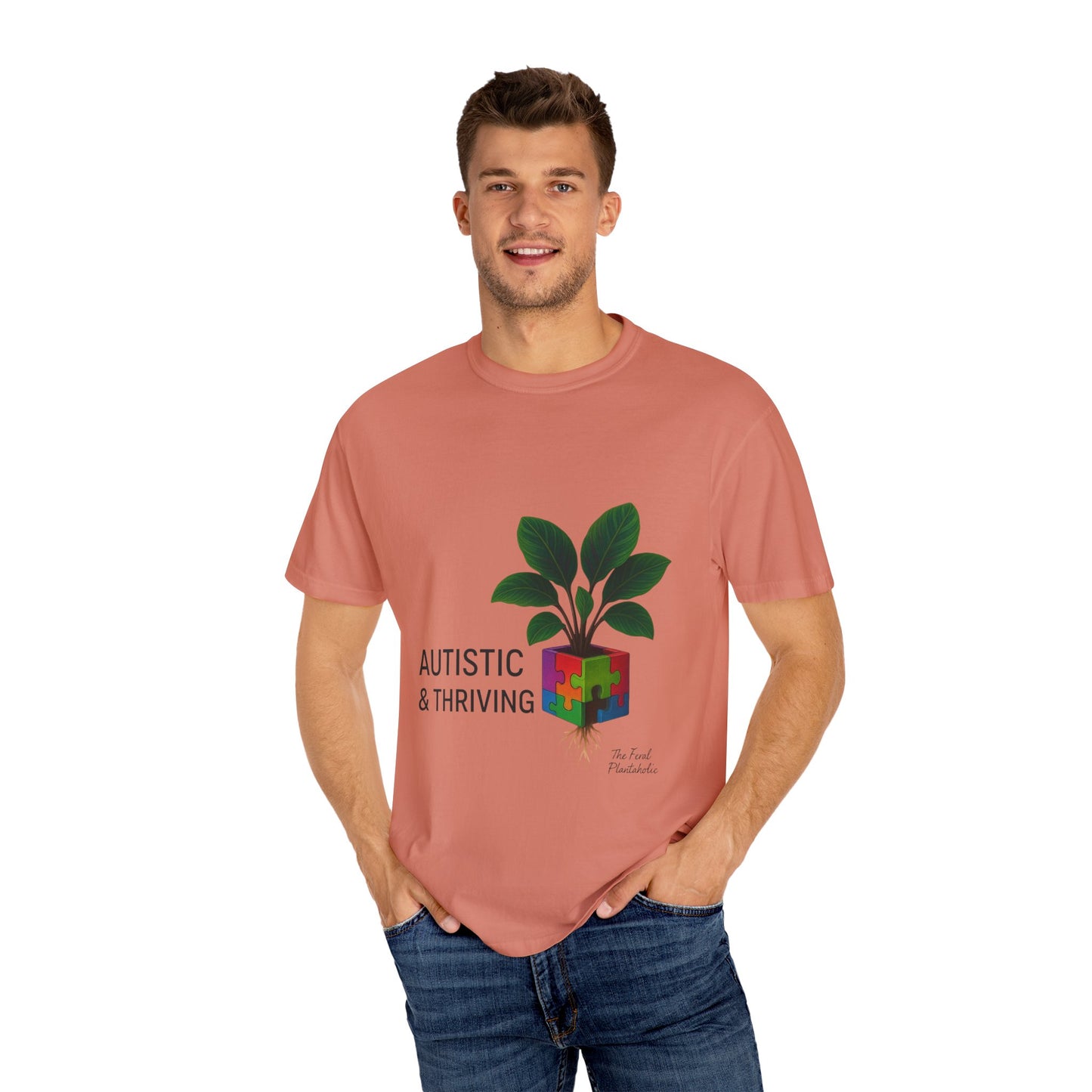 Autistic & Thriving Unisex T-Shirt, Conscious Fashion, Gift for Autism Awareness, Eco-Friendly Apparel, Positive Vibes, Everyday Wear