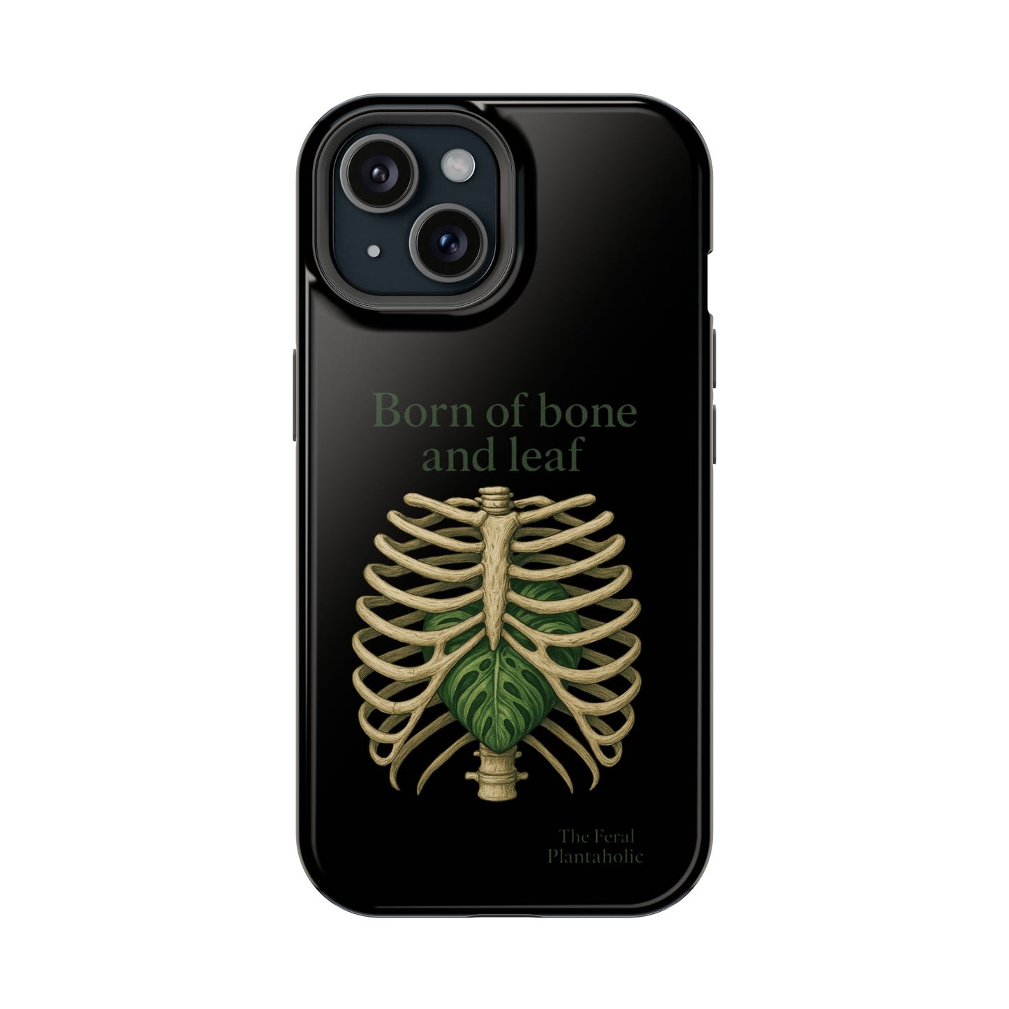 Born of Bone and Leaf Phone Case — Impact-Resistant iPhone Cover